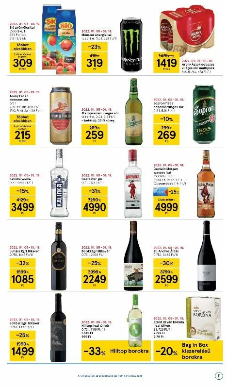 Tesco akciós újság 01.13–01.19 – 11. oldal