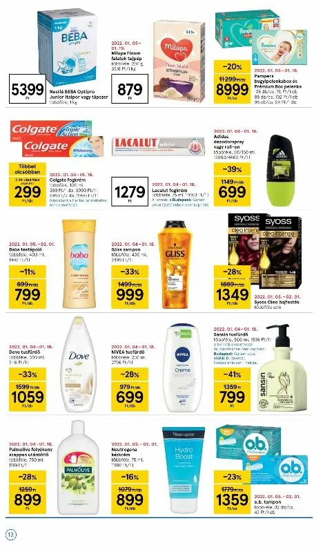 Tesco akciós újság 01.13–01.19 – 12. oldal