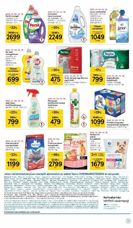 Tesco akciós újság 01.13–01.19 – 13. oldal