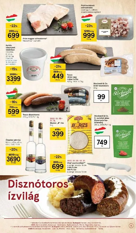 Tesco akciós újság 01.13–01.19 – 5. oldal