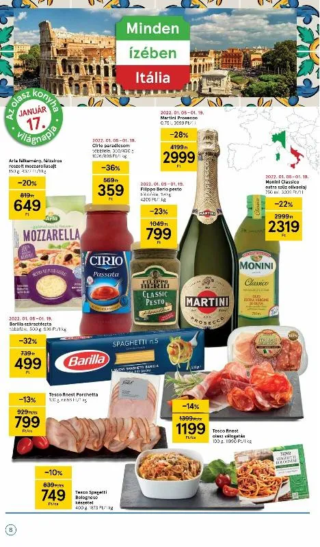 Tesco akciós újság 01.13–01.19 – 8. oldal