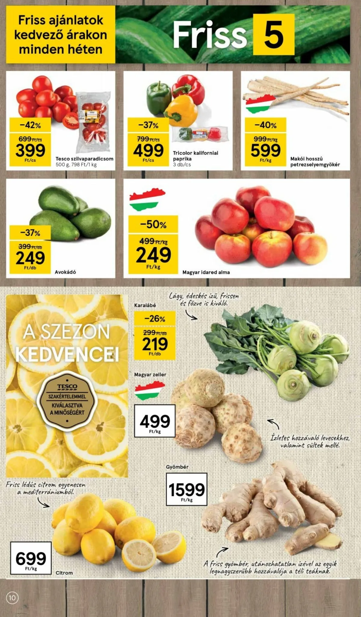 Tesco akciós újság 01.20–01.20 – 10. oldal