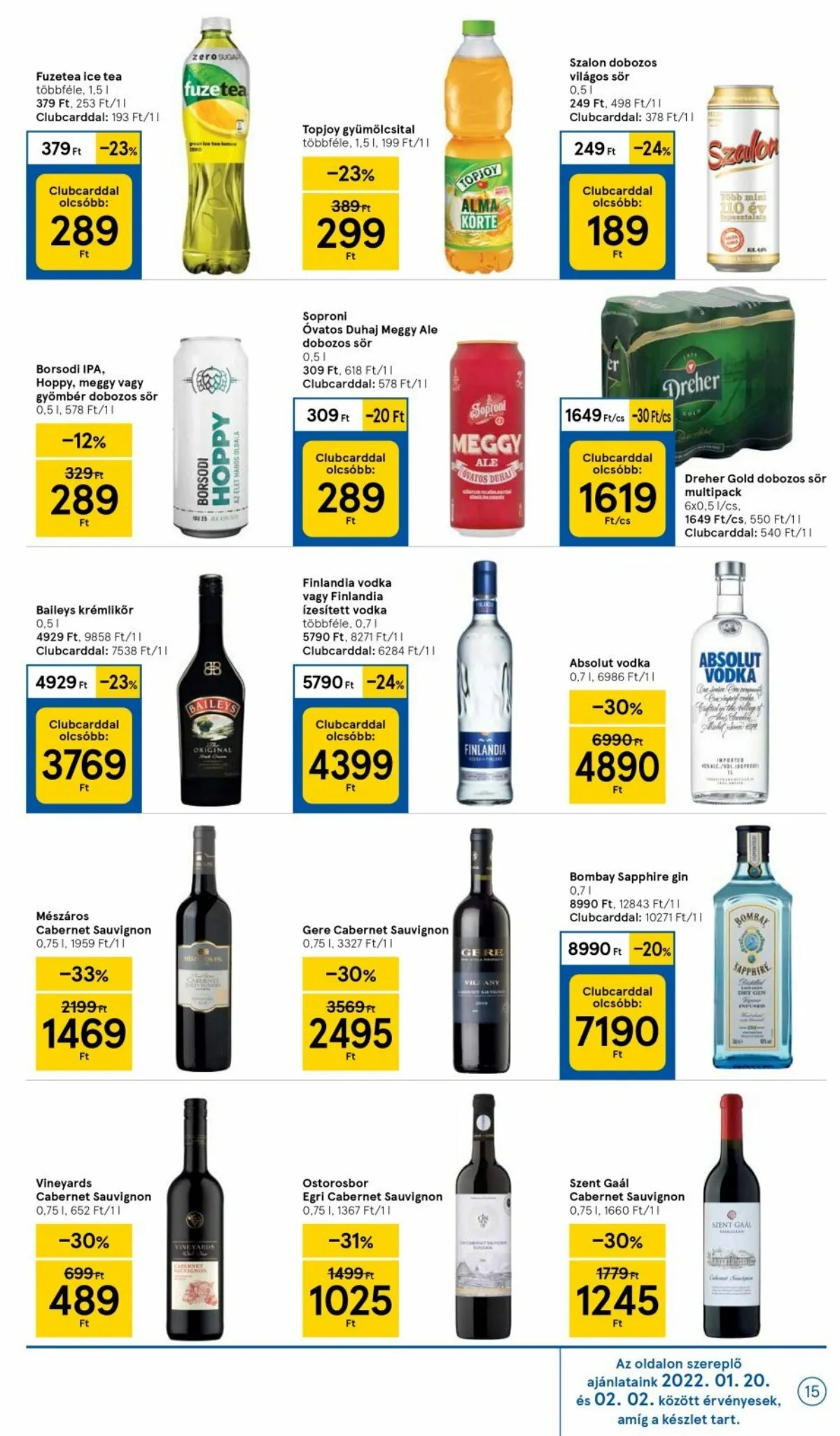 Tesco akciós újság 01.20–01.20 – 15. oldal