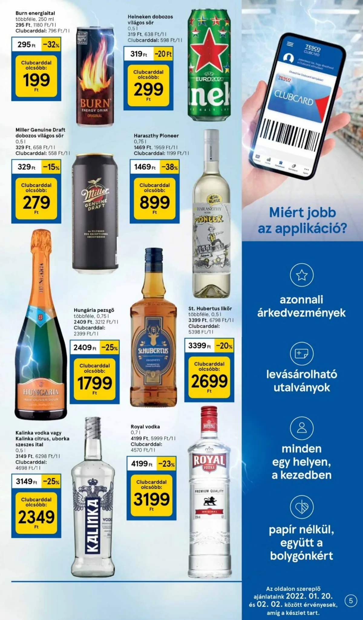 Tesco akciós újság 01.20–01.20 – 5. oldal
