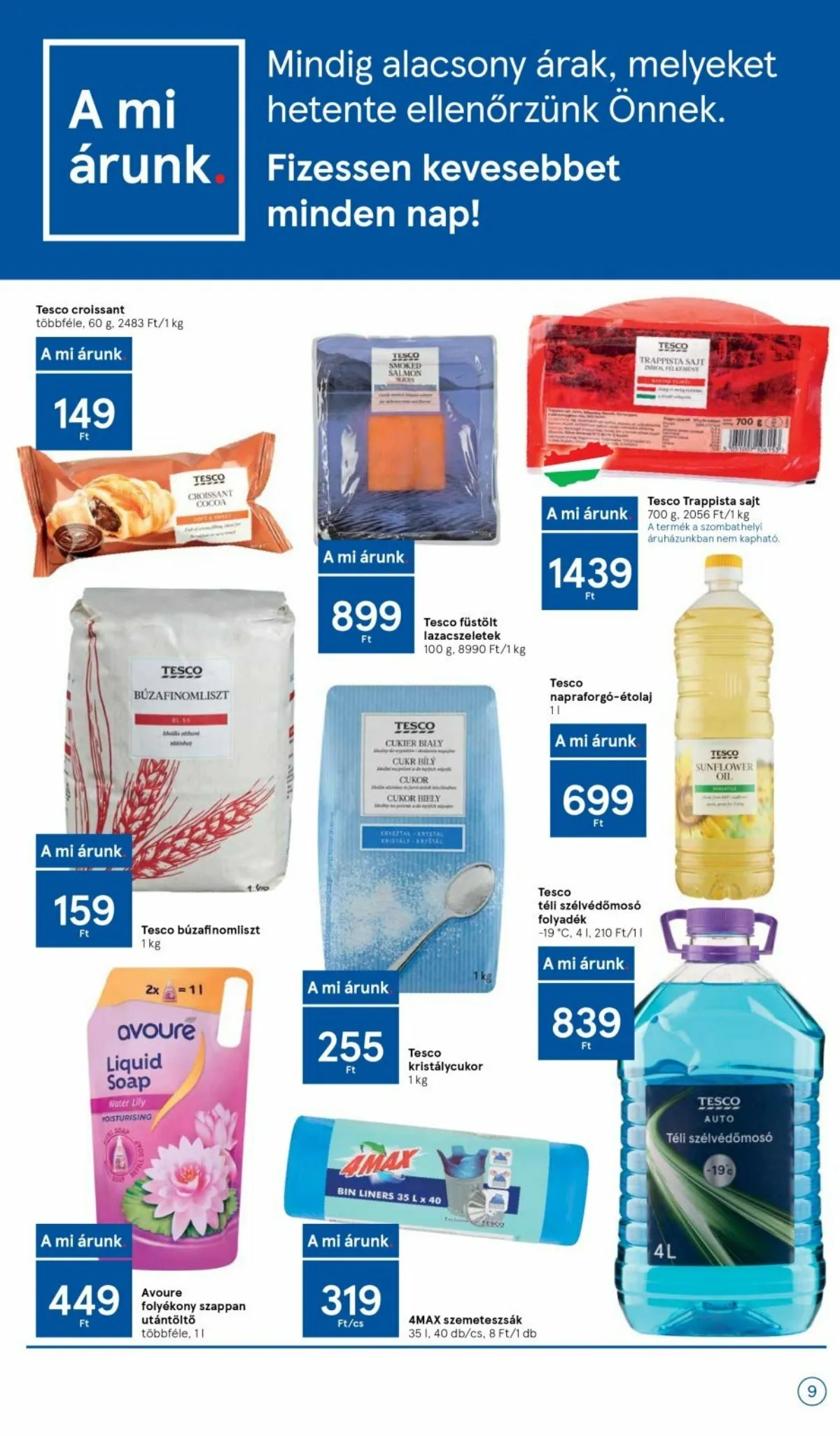 Tesco akciós újság 01.20–01.20 – 9. oldal