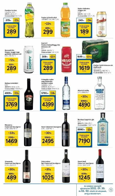 Tesco akciós újság 01.20–01.26 – 15. oldal