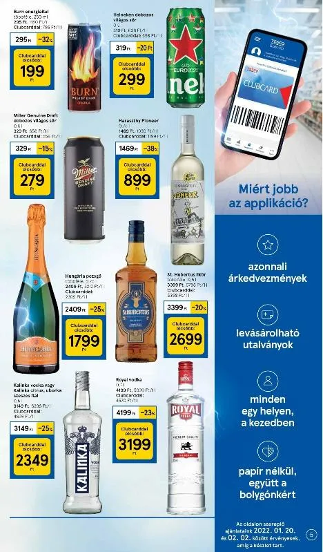 Tesco akciós újság 01.20–01.26 – 5. oldal
