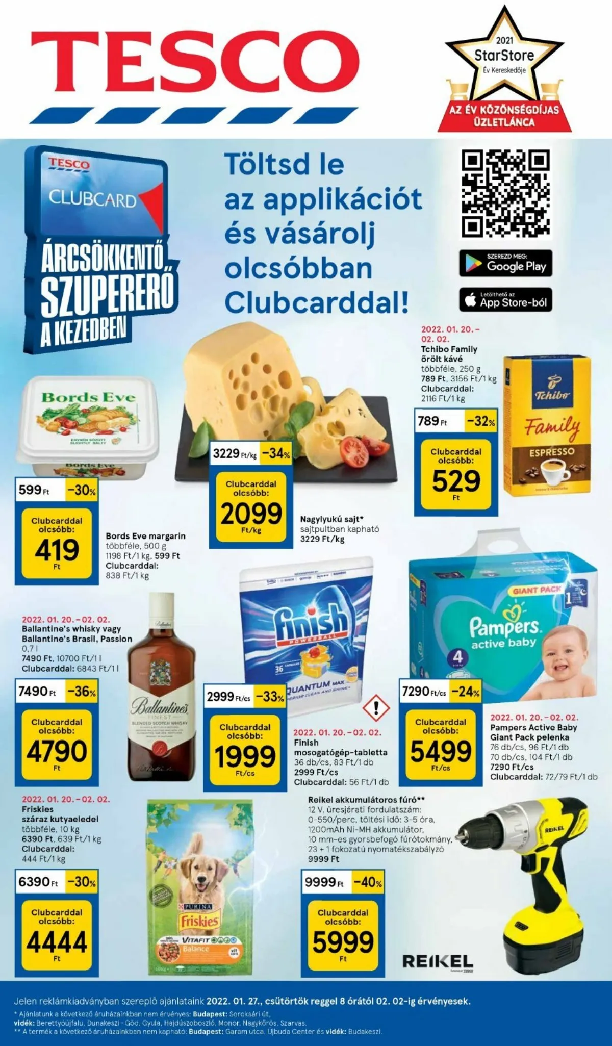 Tesco akciós újság 01.27–02.02