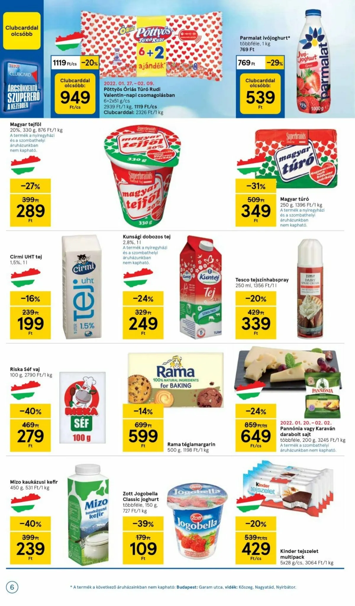 Tesco akciós újság 01.27–02.02 – 6. oldal