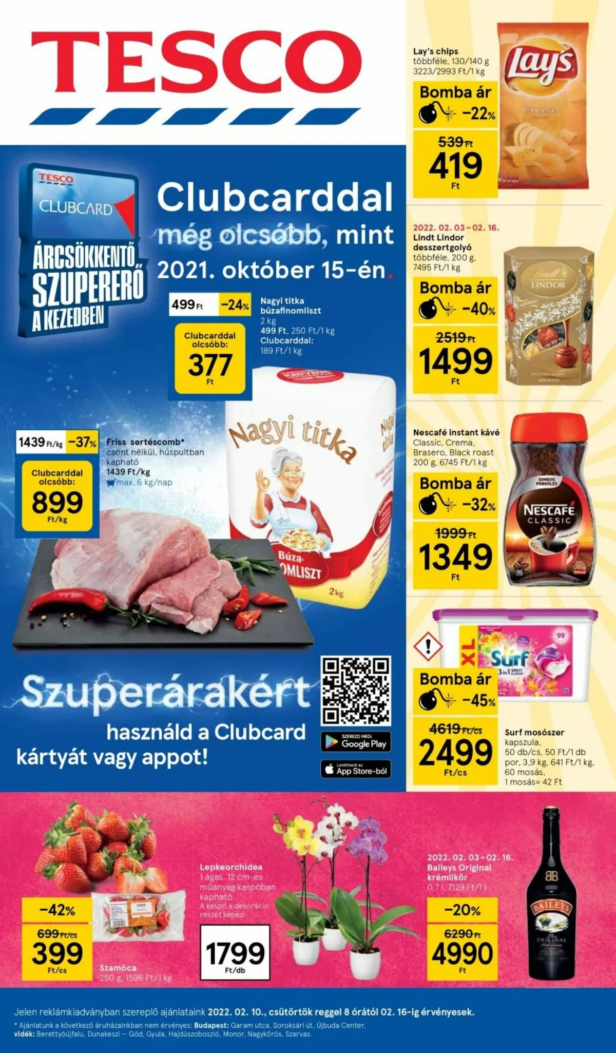 Tesco akciós újság 02.10–02.16