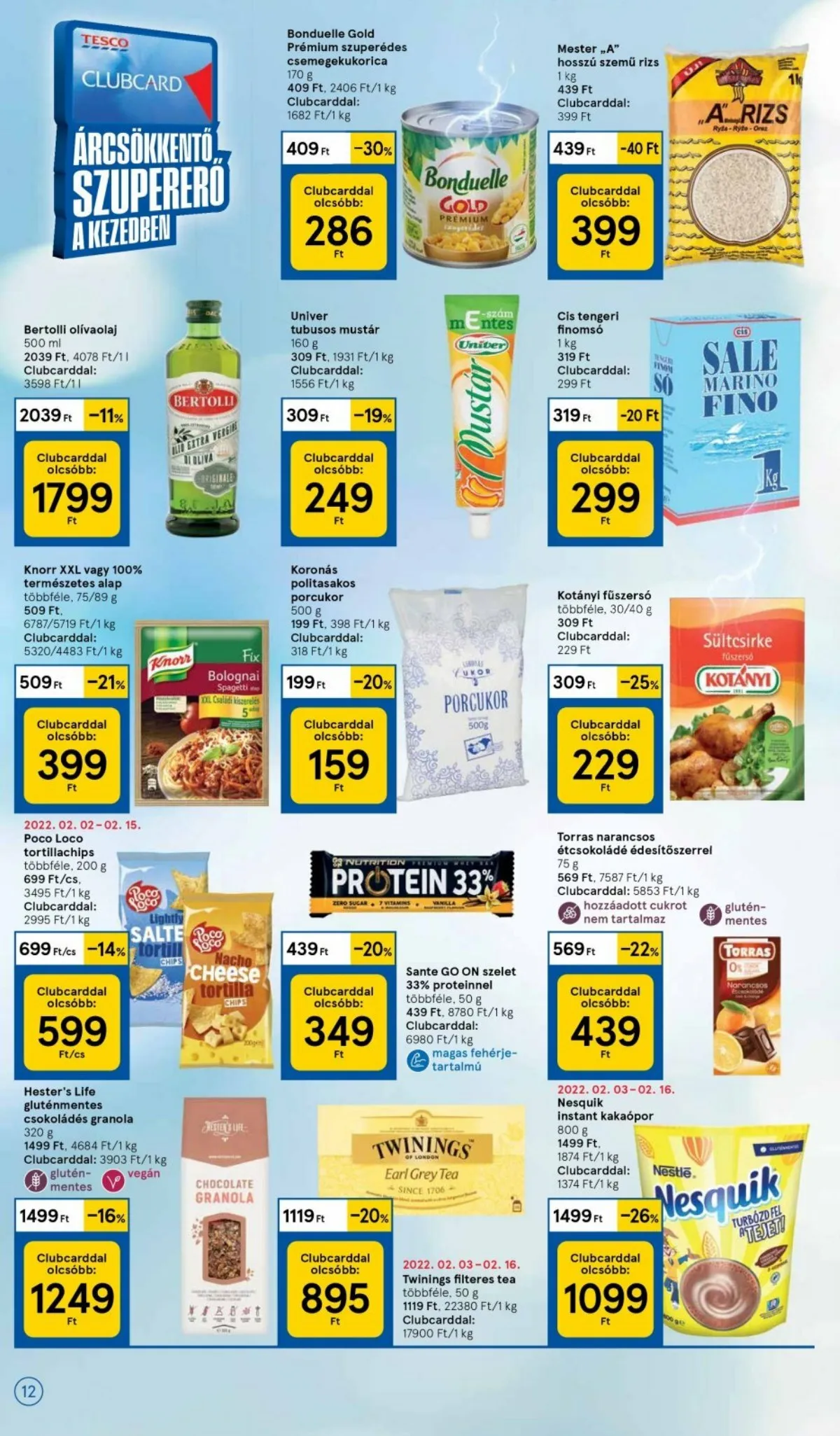 Tesco akciós újság 02.10–02.16 – 12. oldal