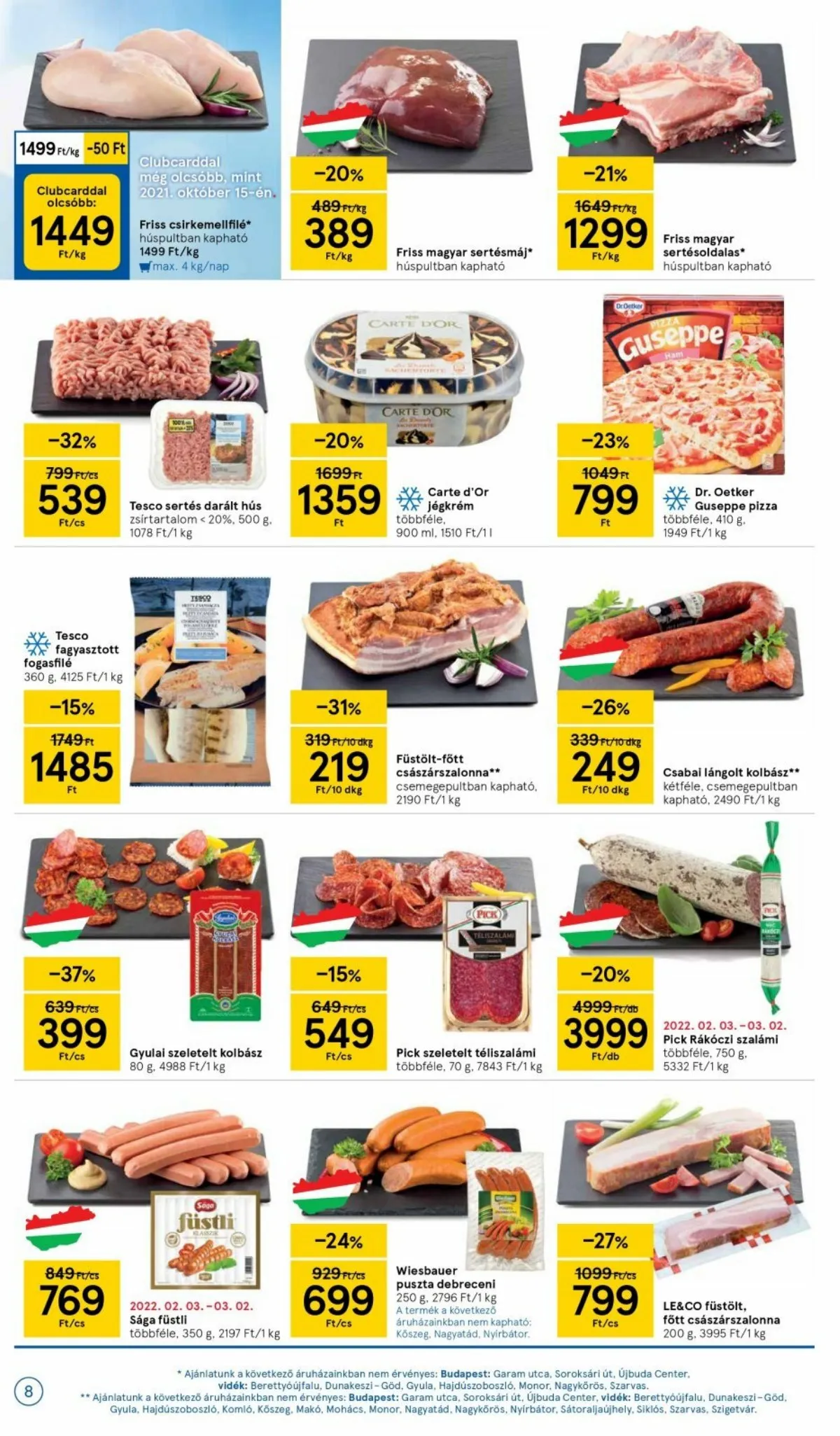 Tesco akciós újság 02.10–02.16 – 8. oldal