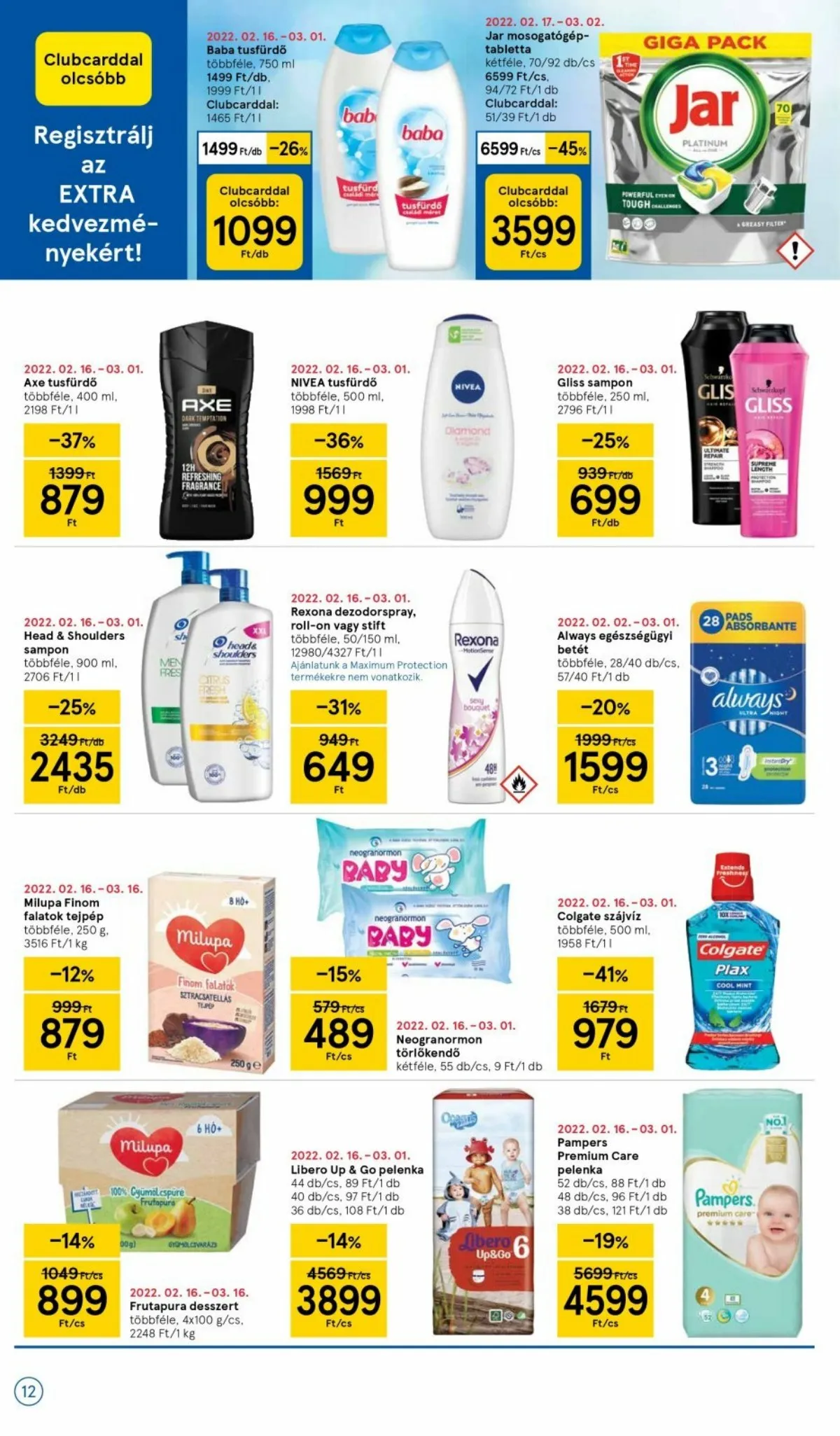 Tesco akciós újság 02.24–03.02 – 12. oldal