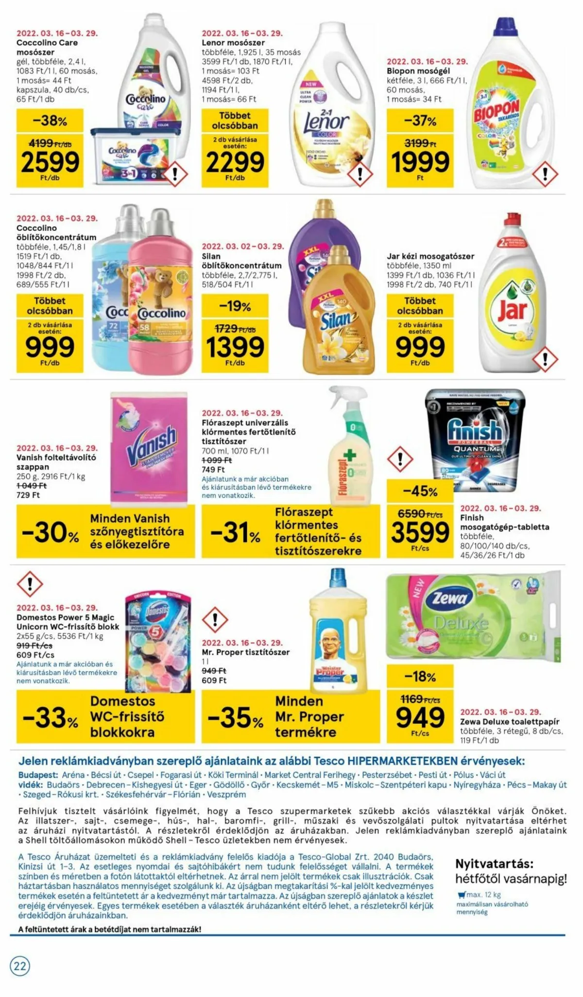 Tesco akciós újság 03.17–03.23 – 22. oldal