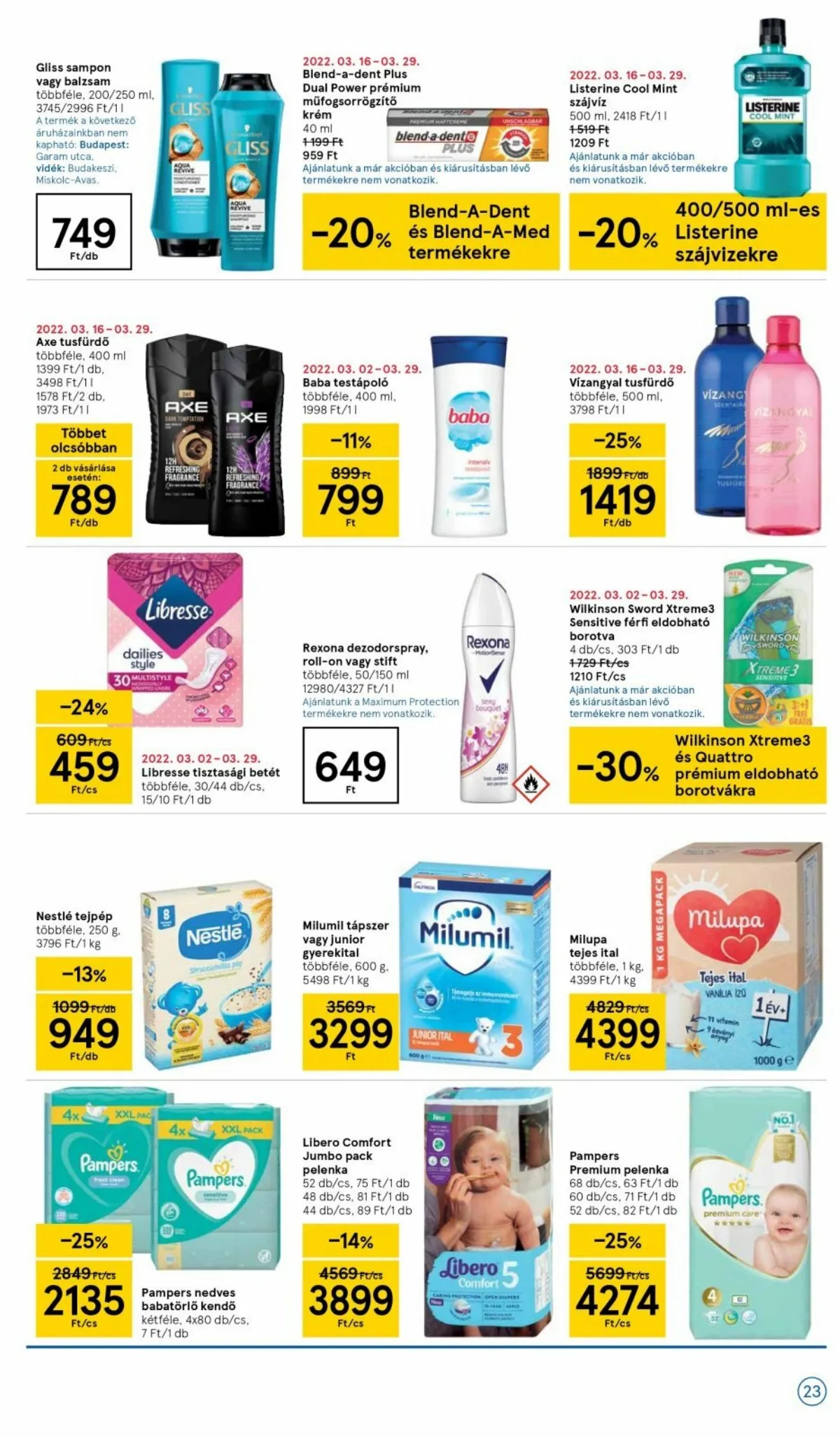 Tesco akciós újság 03.17–03.23 – 23. oldal