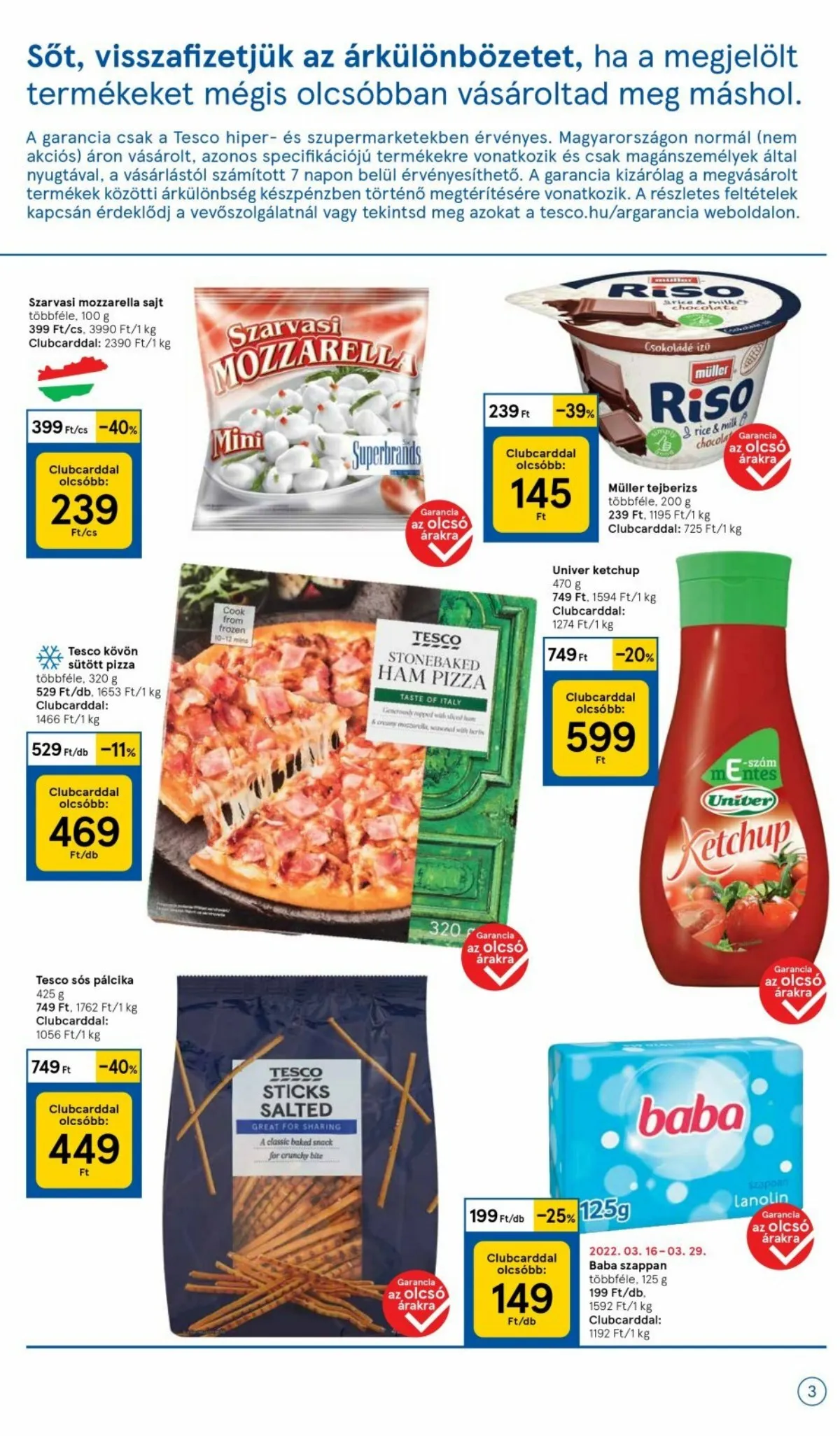 Tesco akciós újság 03.17–03.23 – 3. oldal