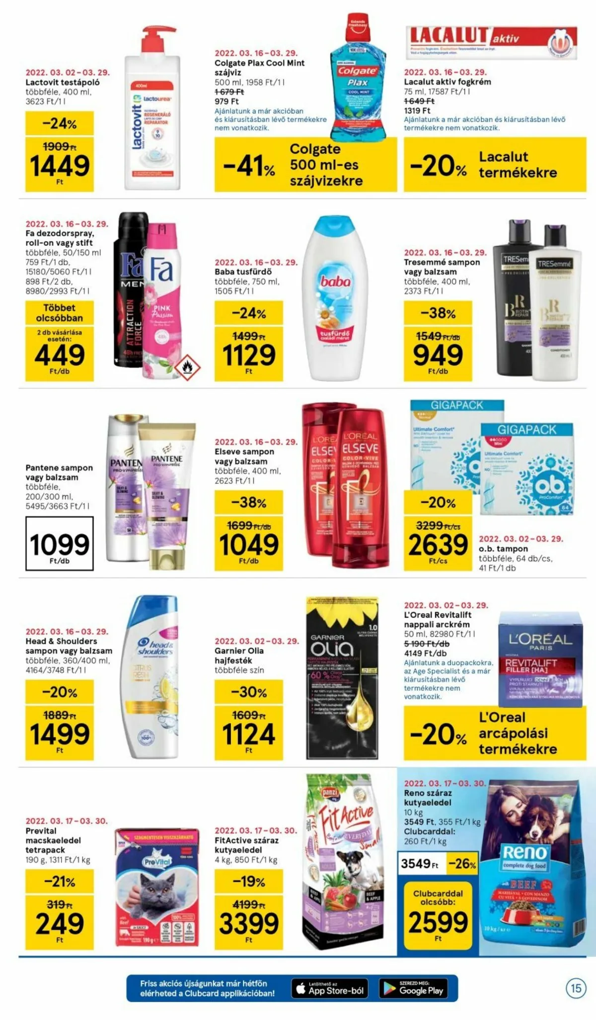 Tesco akciós újság 03.24–03.30 – 15. oldal