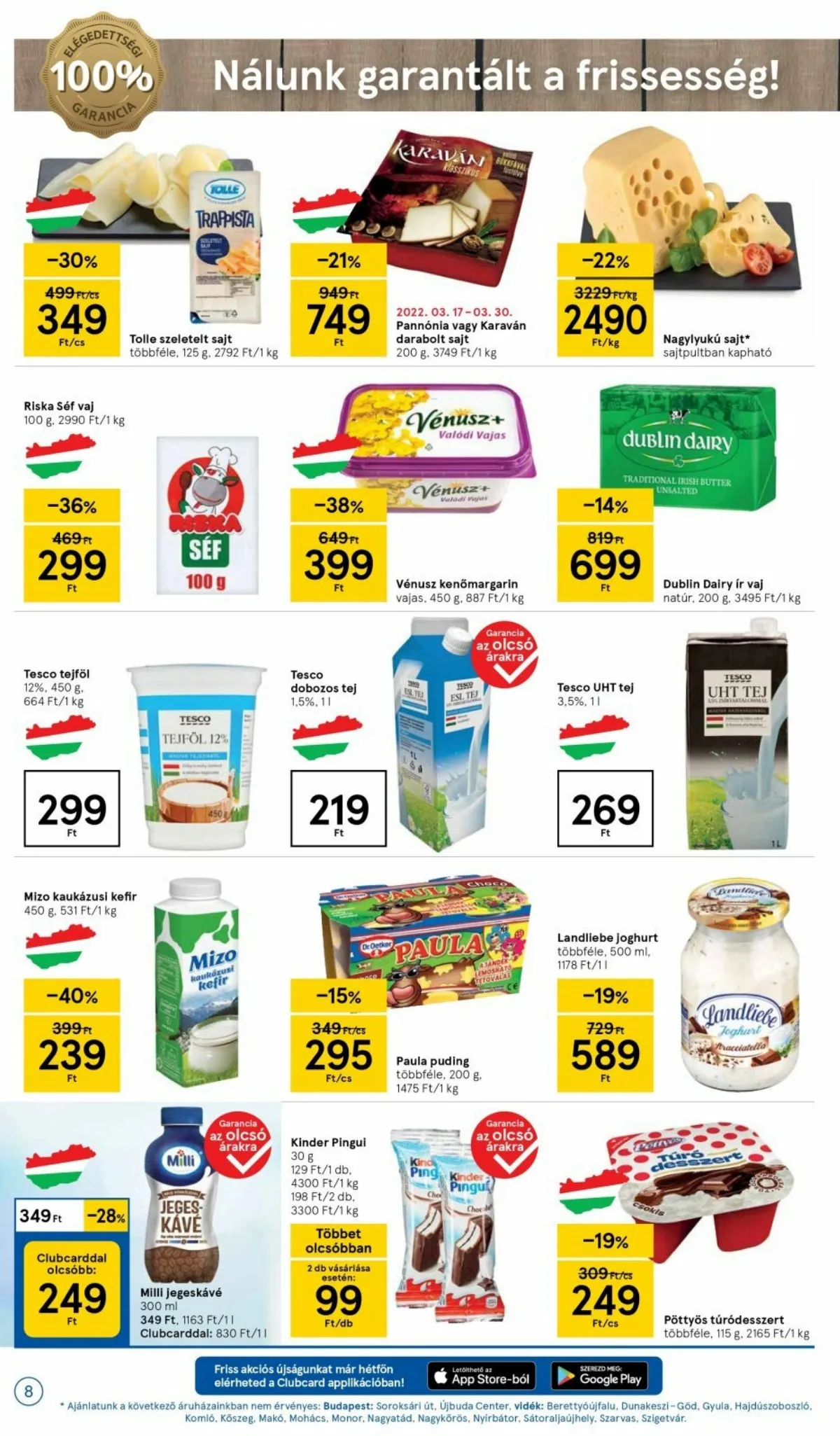 Tesco akciós újság 03.24–03.30 – 8. oldal