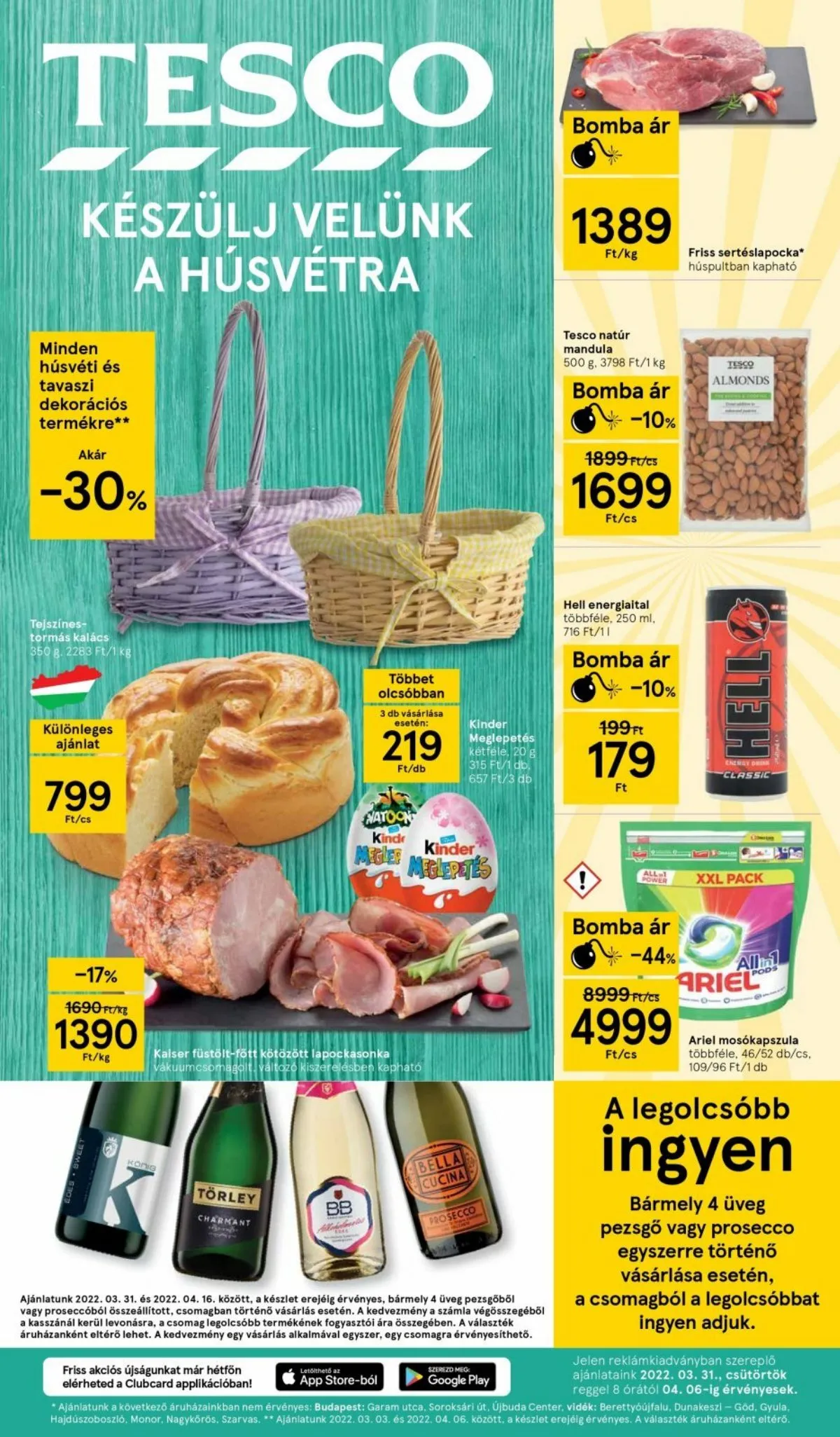 Tesco akciós újság 03.31–04.06
