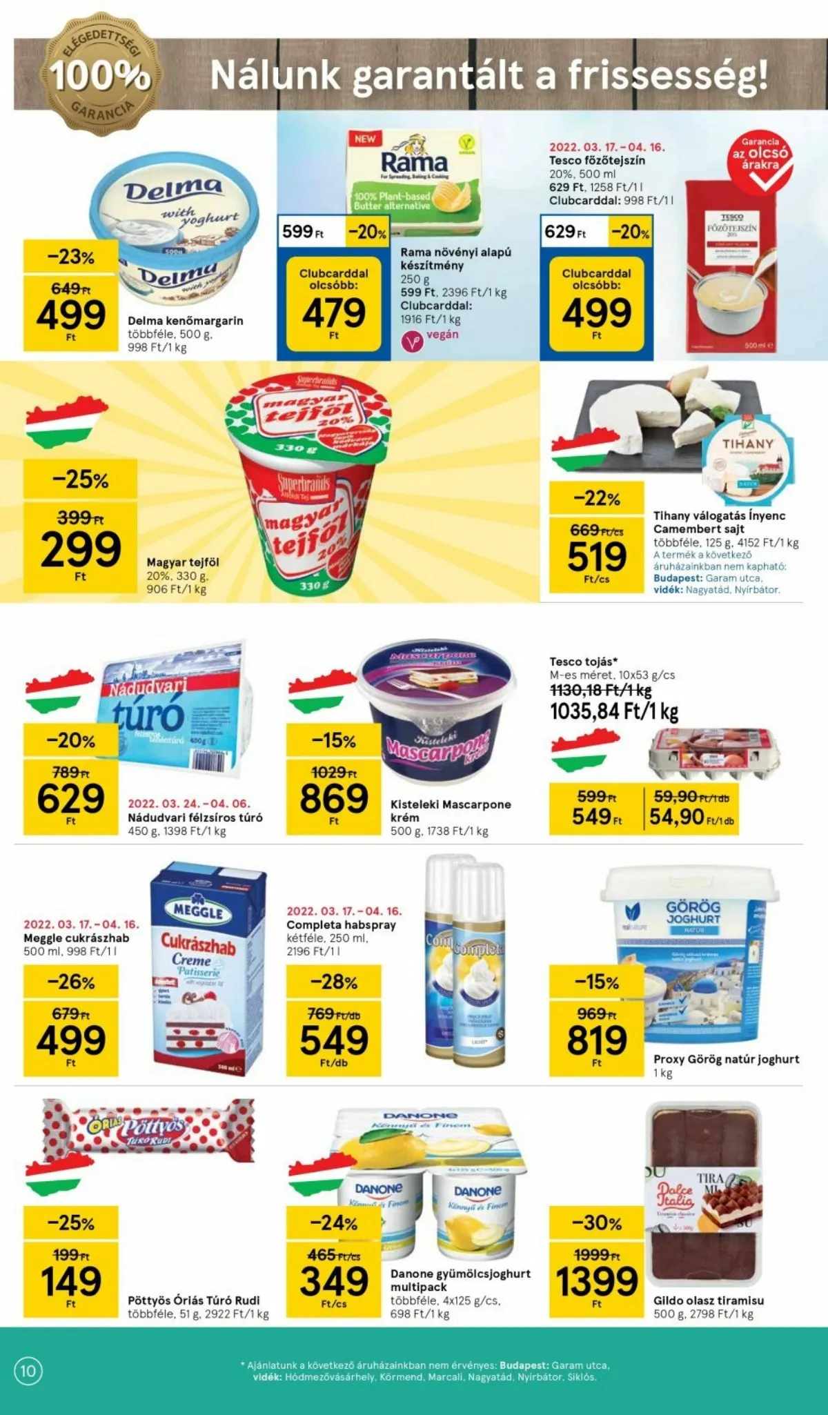 Tesco akciós újság 03.31–04.06 – 10. oldal