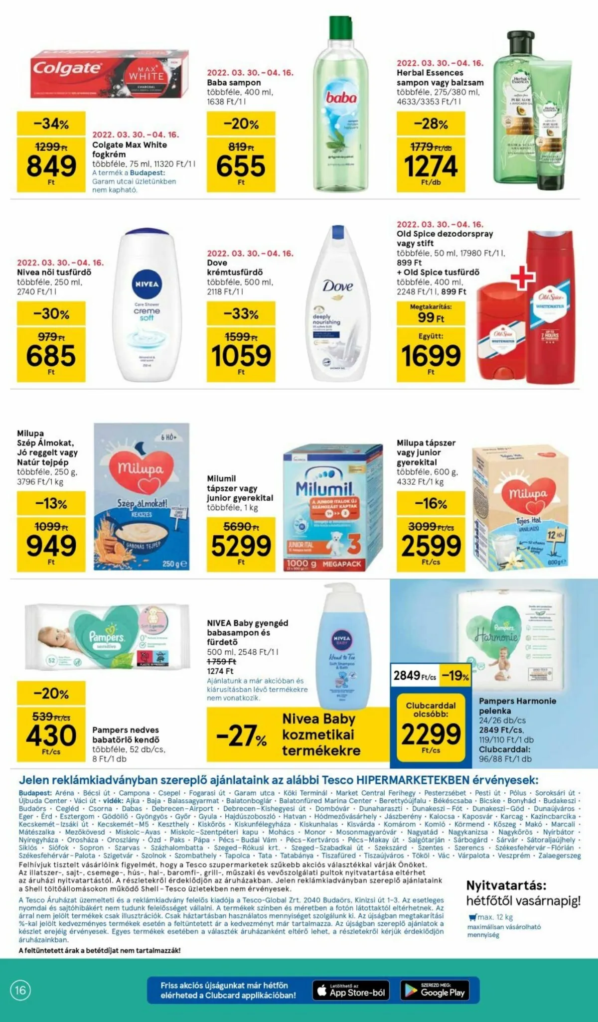 Tesco akciós újság 03.31–04.06 – 16. oldal