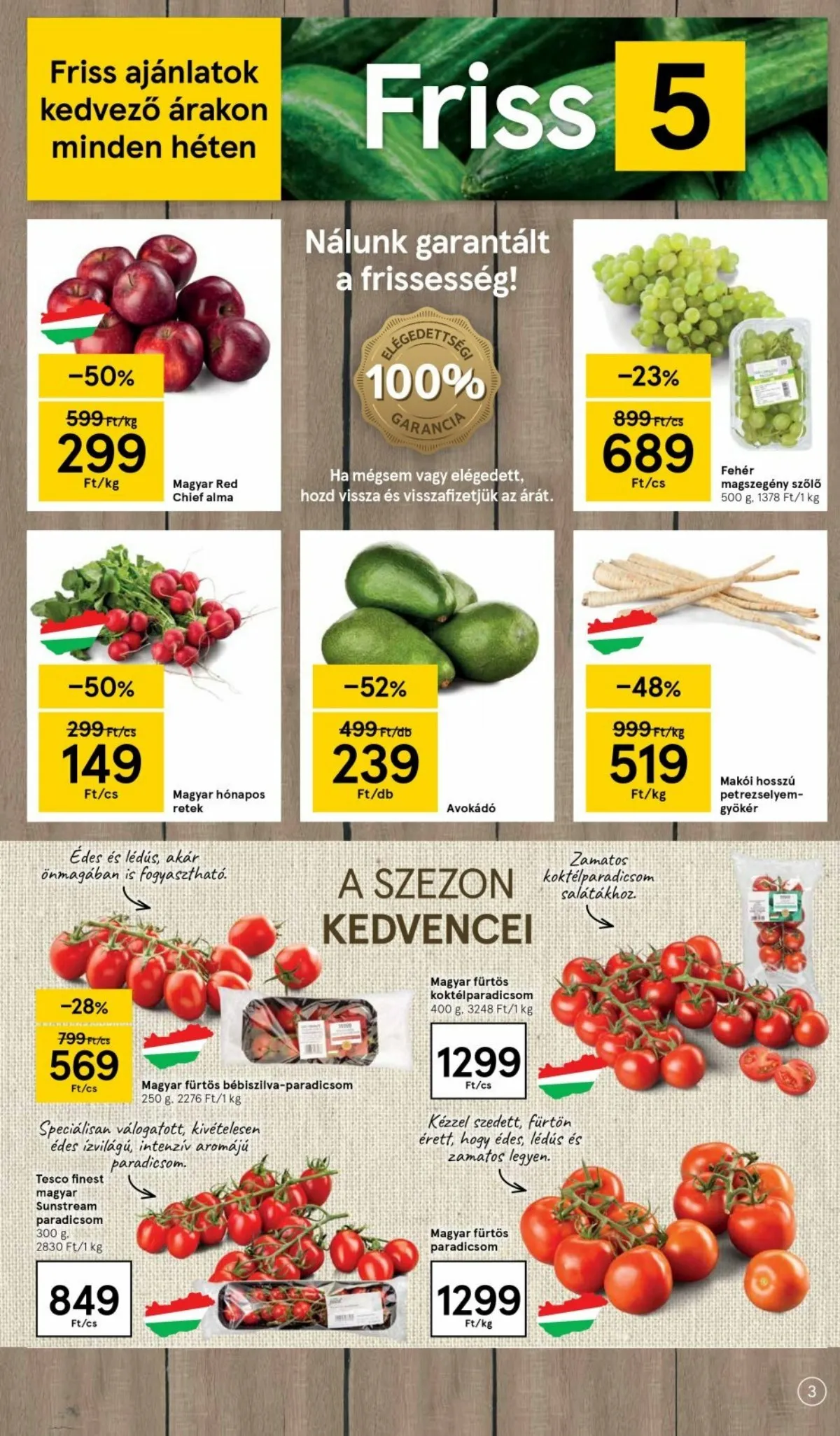 Tesco akciós újság 03.31–04.06 – 3. oldal