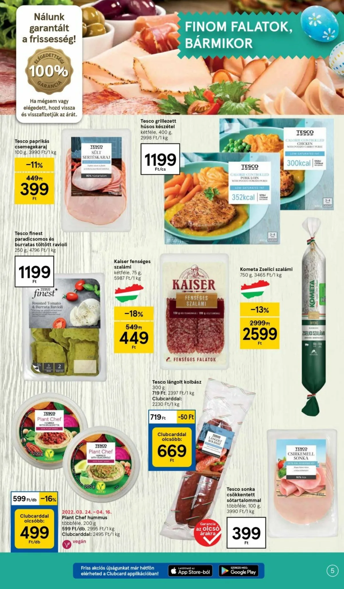 Tesco akciós újság 03.31–04.06 – 5. oldal