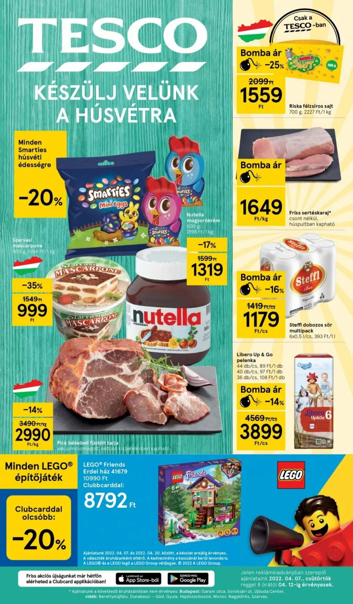 Tesco akciós újság 04.07–04.12