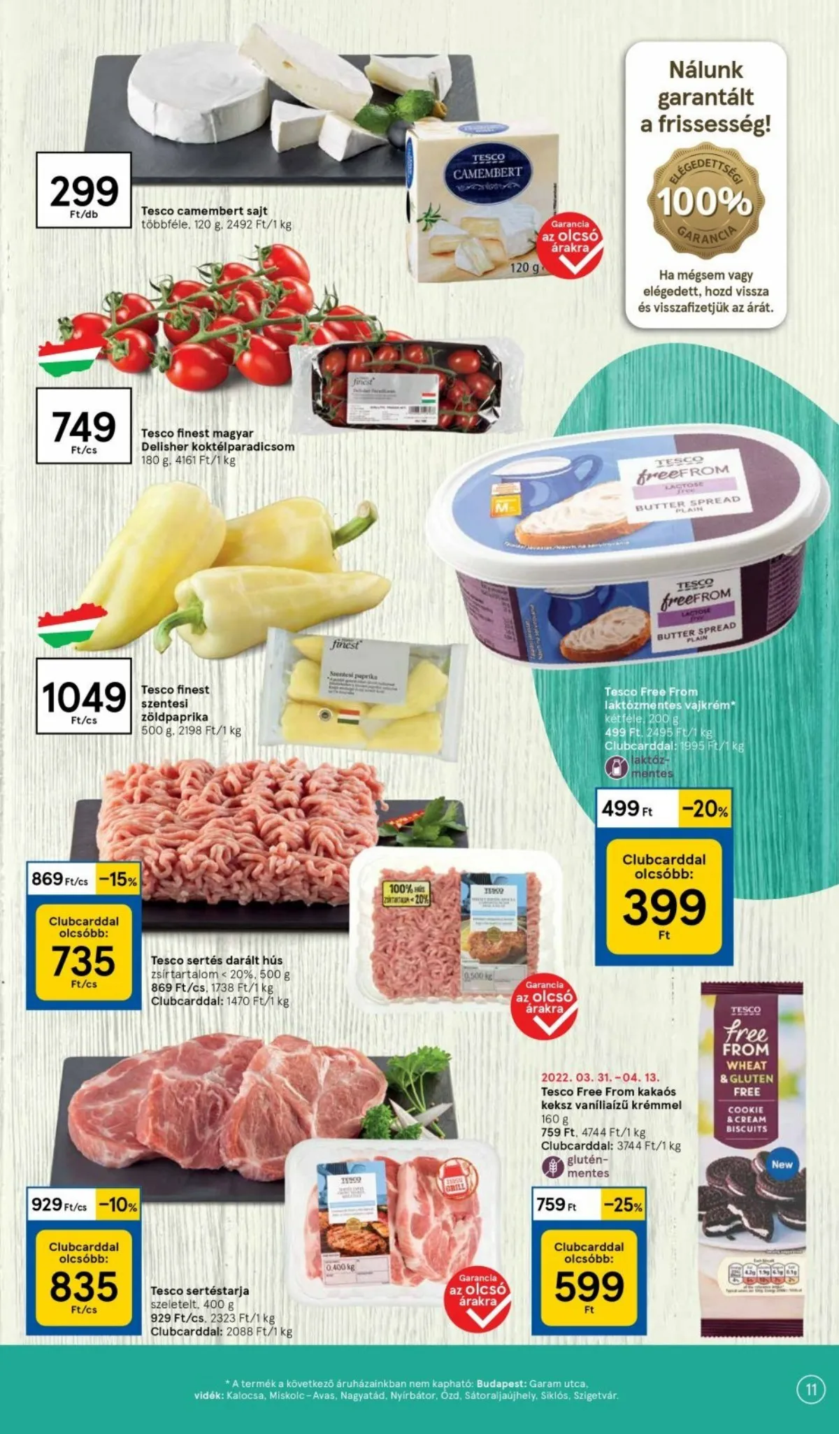 Tesco akciós újság 04.07–04.12 – 11. oldal