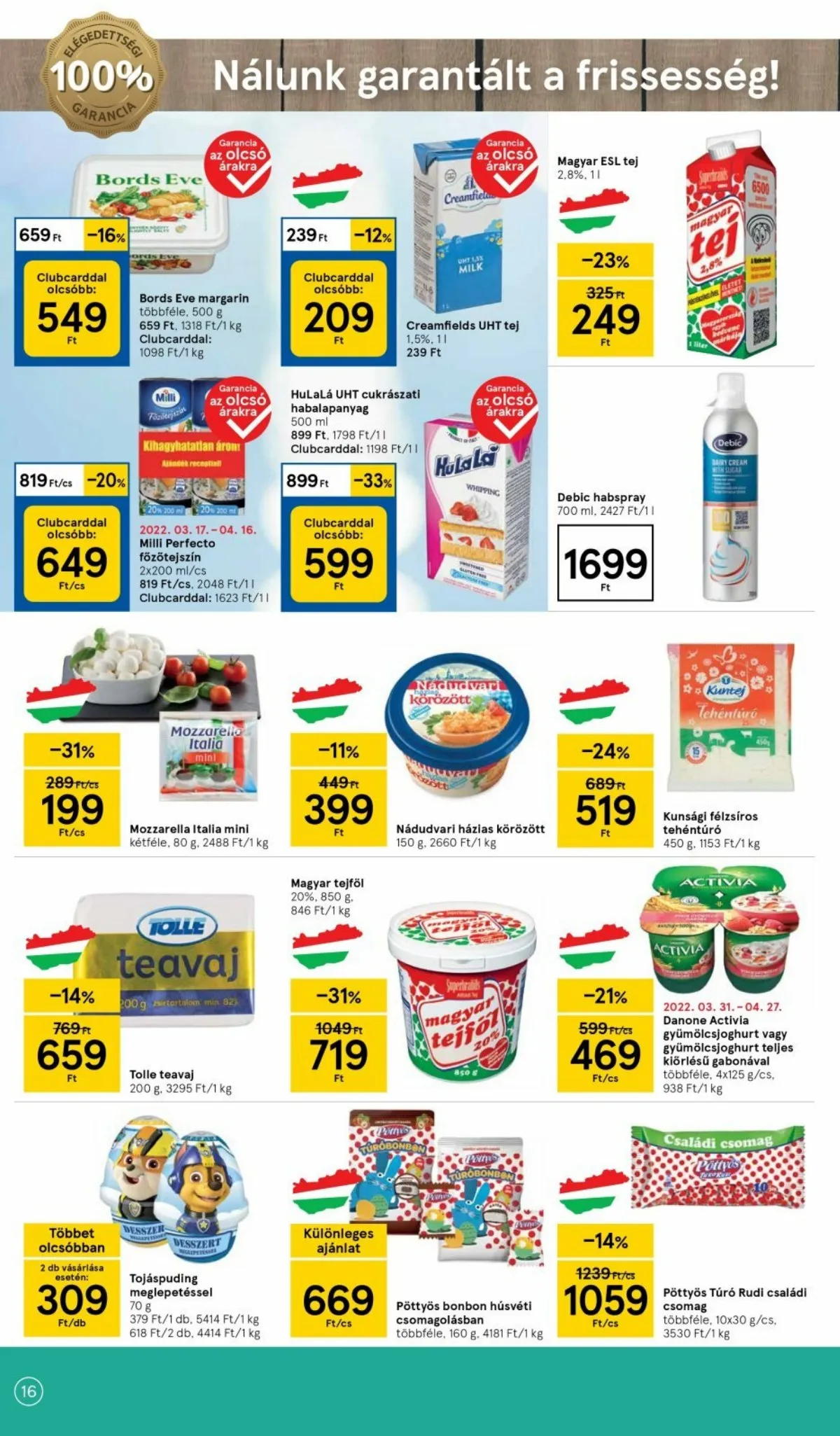 Tesco akciós újság 04.07–04.12 – 16. oldal