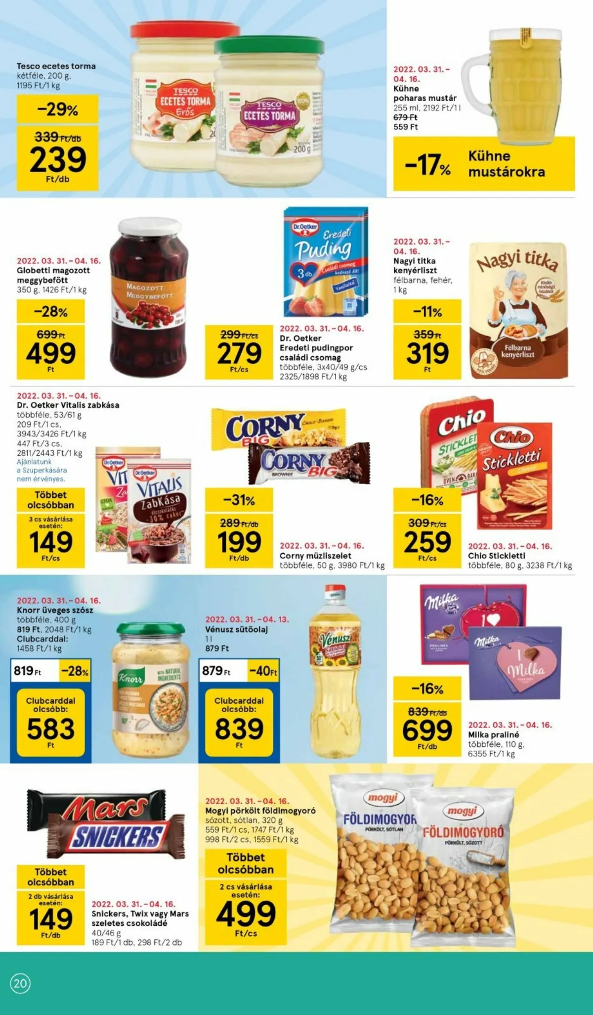 Tesco akciós újság 04.07–04.12 – 20. oldal