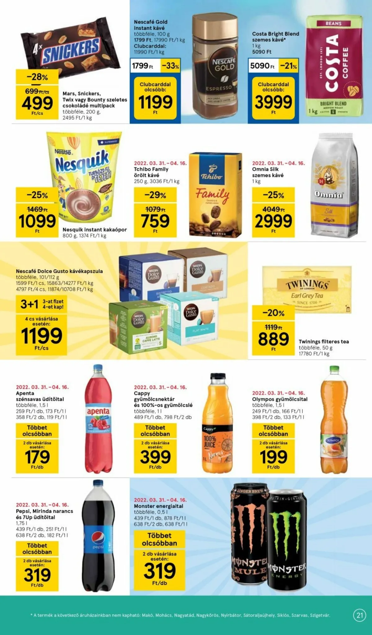 Tesco akciós újság 04.07–04.12 – 21. oldal