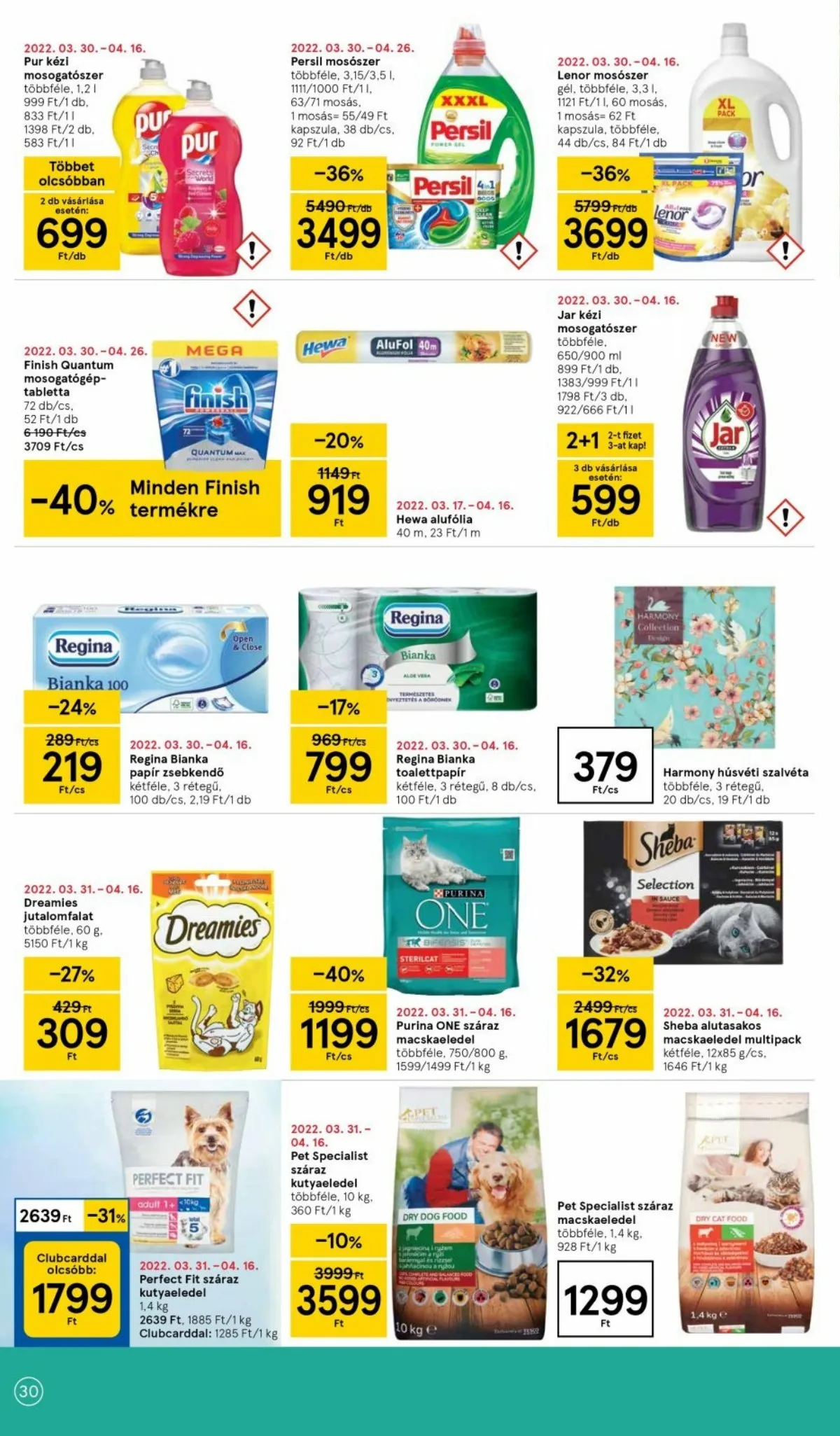 Tesco akciós újság 04.07–04.12 – 30. oldal