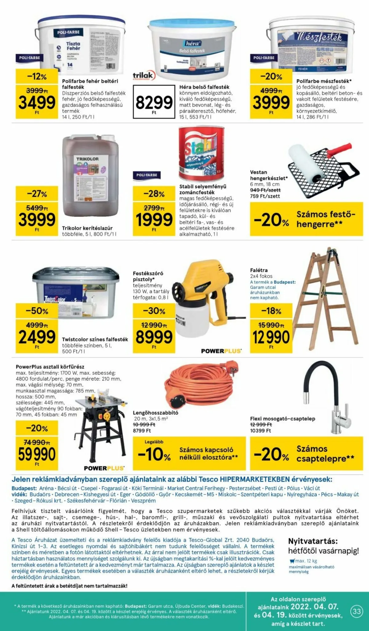 Tesco akciós újság 04.07–04.12 – 33. oldal