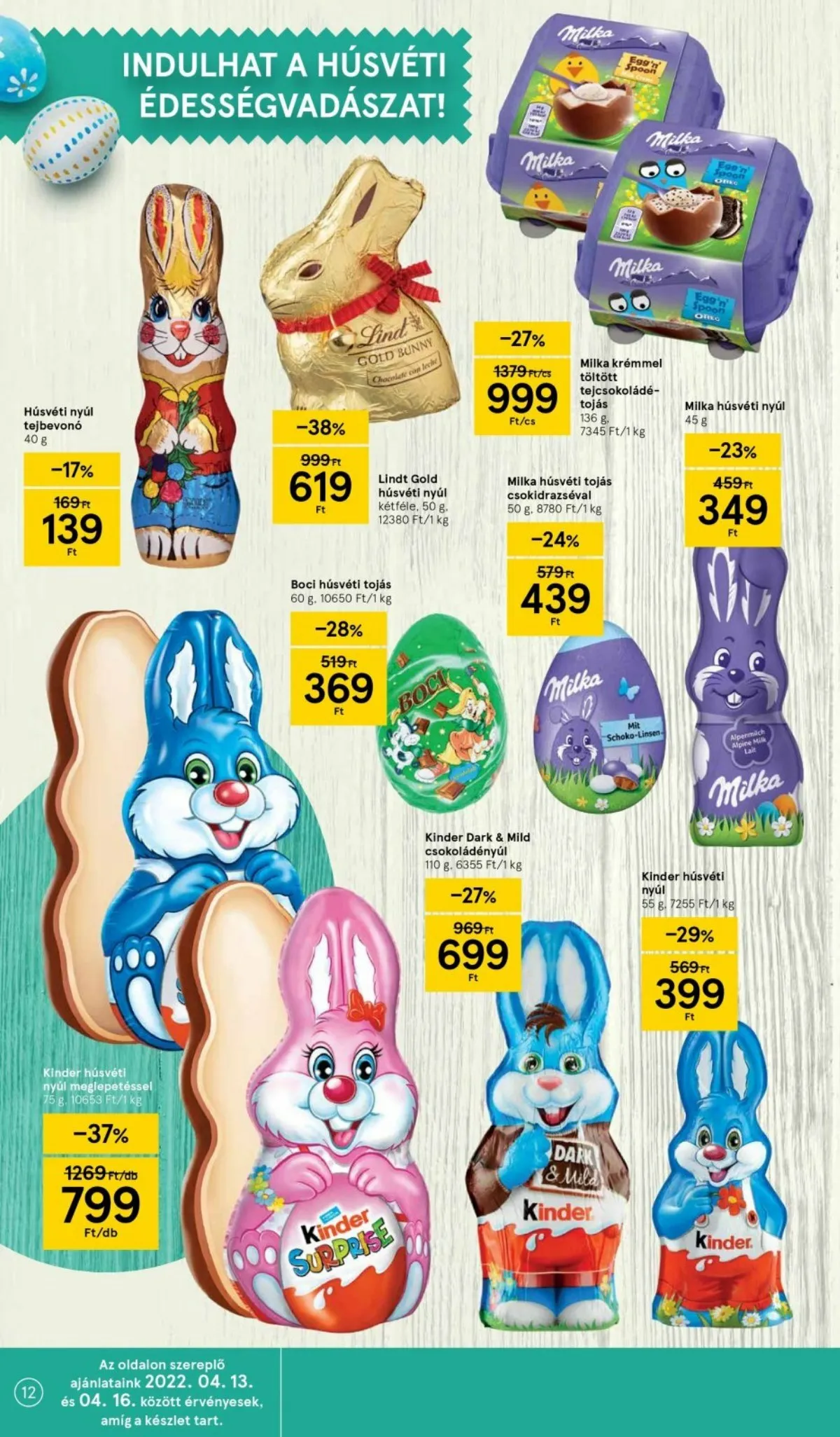 Tesco akciós újság 04.13–04.16 – 12. oldal