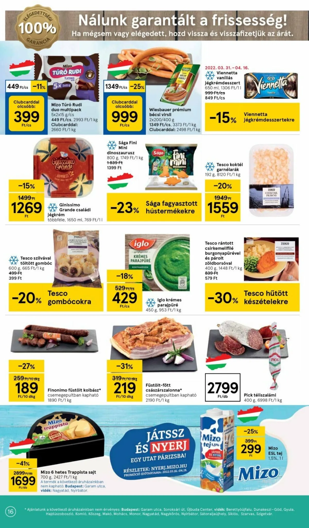 Tesco akciós újság 04.13–04.16 – 16. oldal