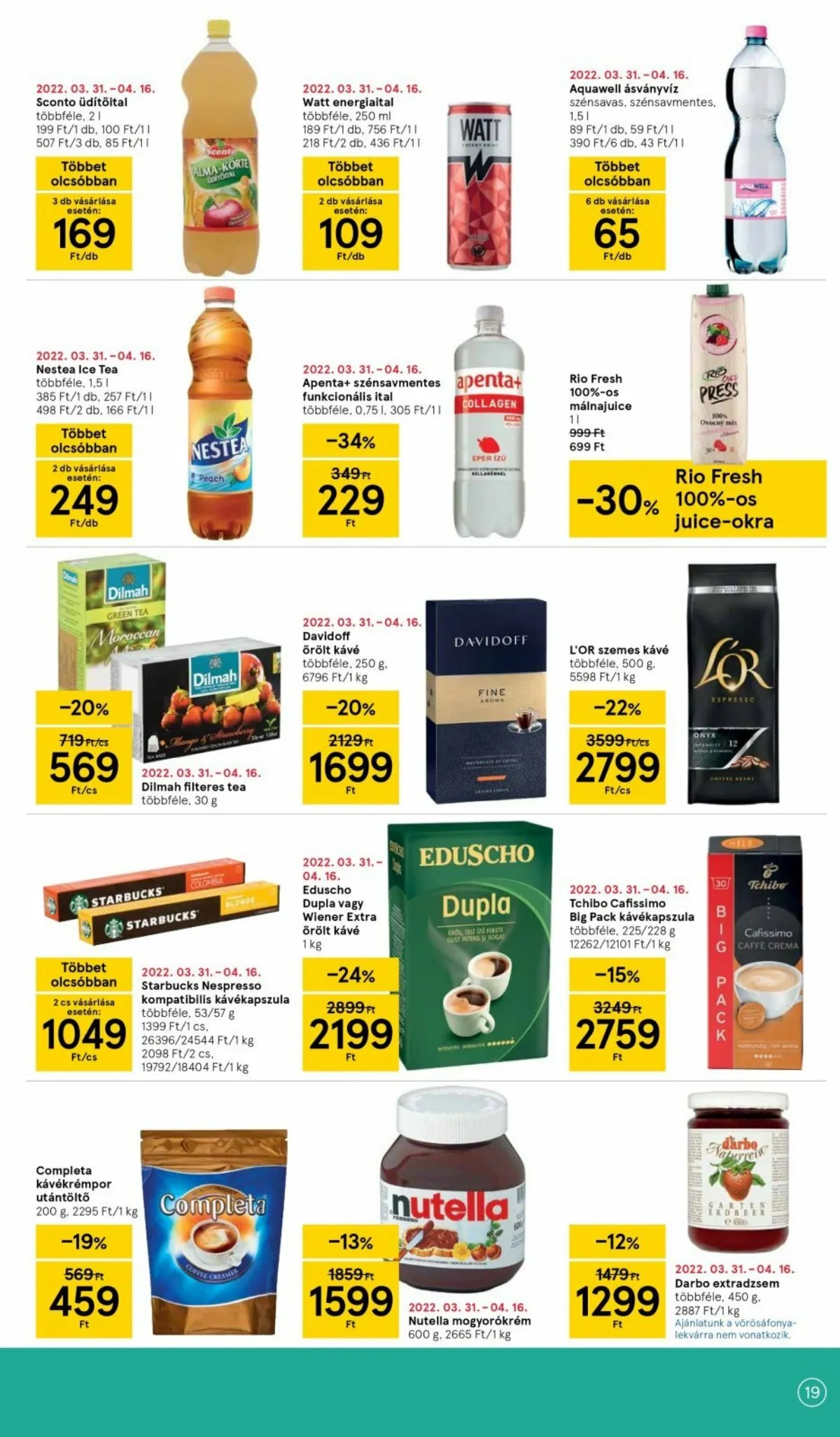 Tesco akciós újság 04.13–04.16 – 19. oldal