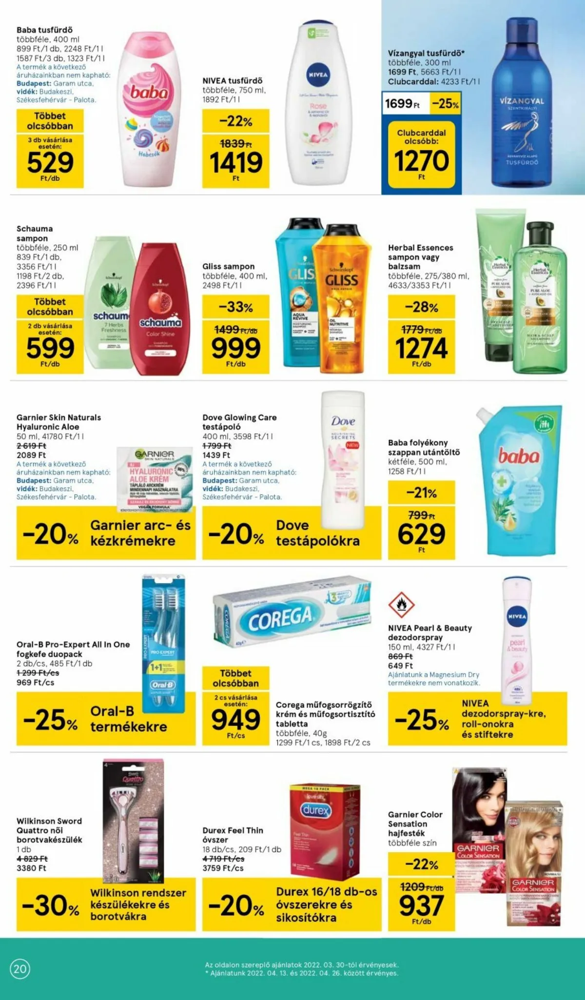 Tesco akciós újság 04.13–04.16 – 20. oldal