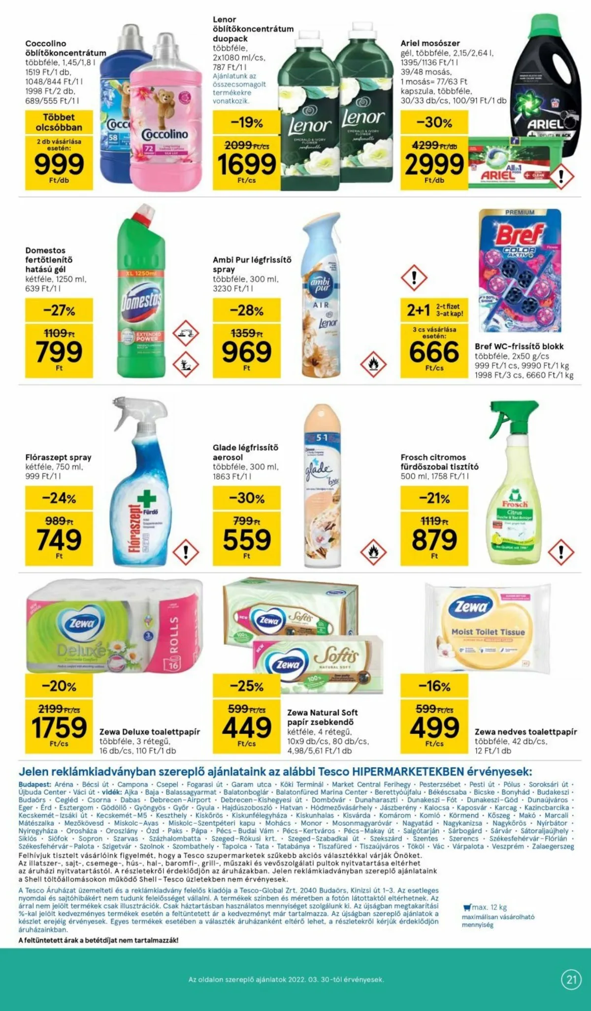 Tesco akciós újság 04.13–04.16 – 21. oldal