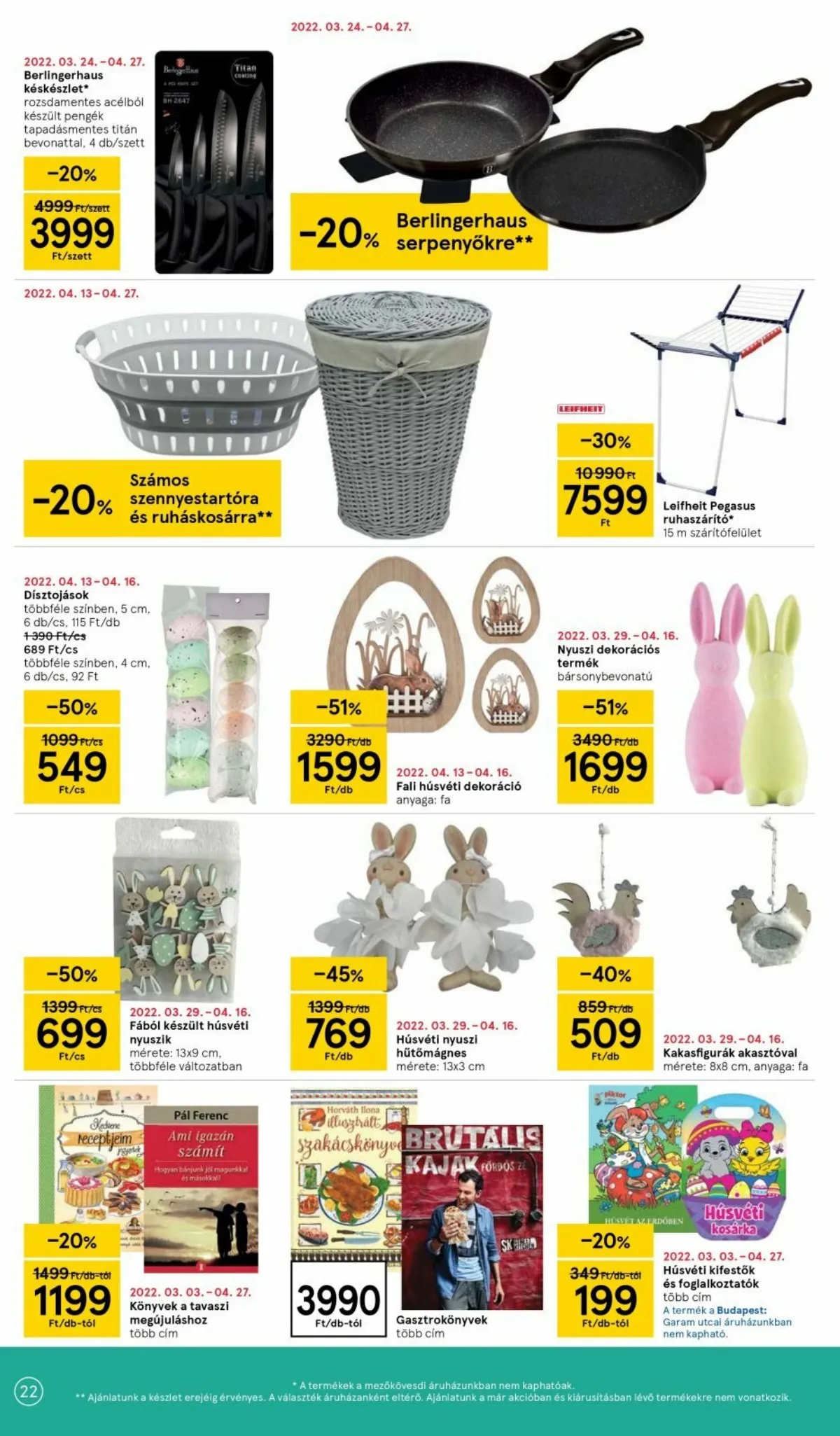 Tesco akciós újság 04.13–04.16 – 22. oldal