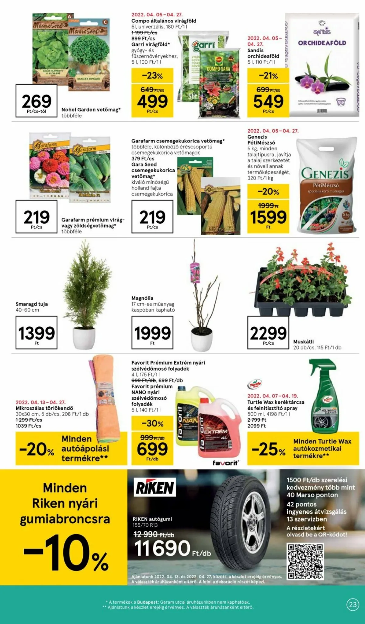 Tesco akciós újság 04.13–04.16 – 23. oldal