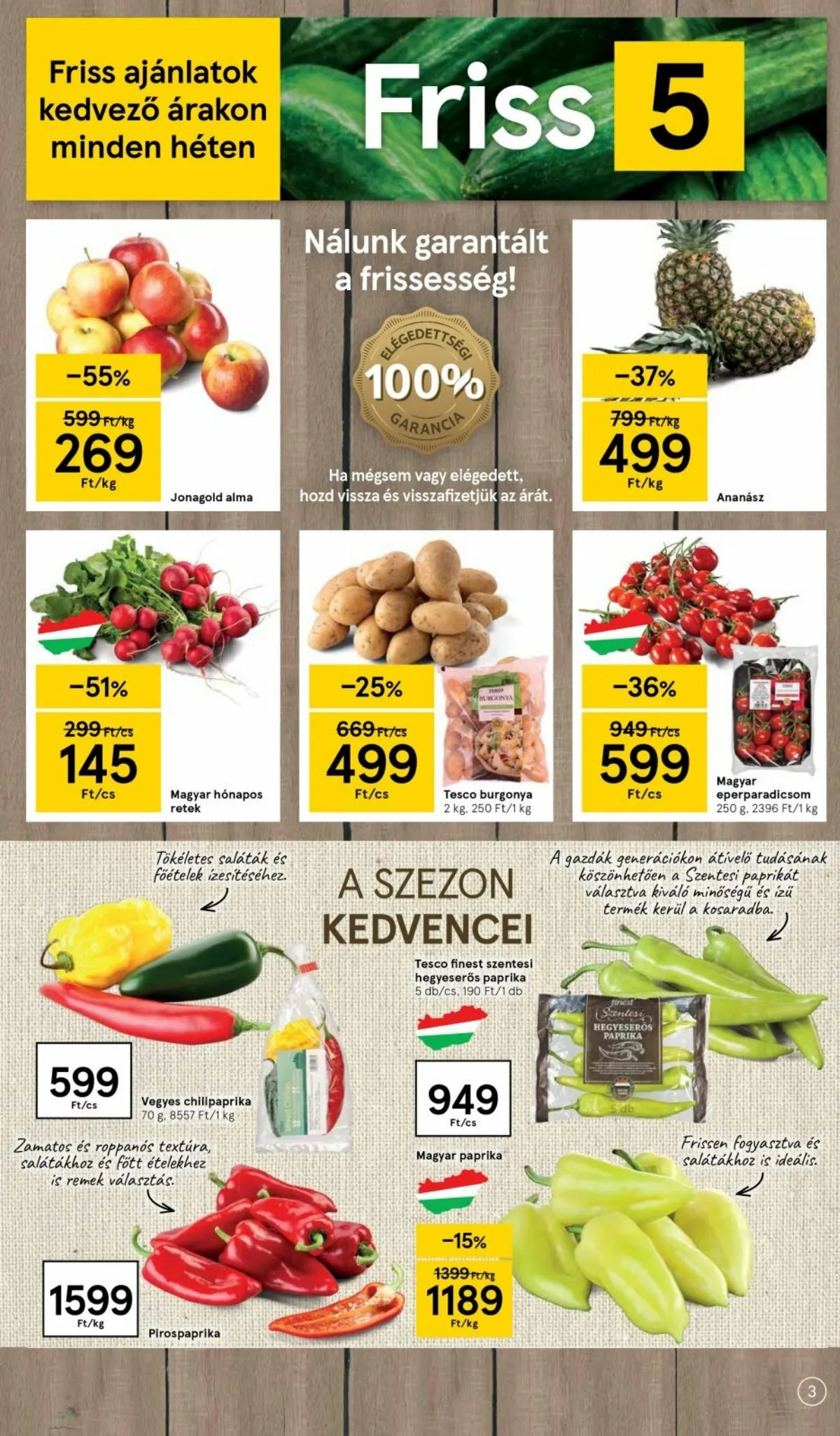 Tesco akciós újság 04.13–04.16 – 3. oldal