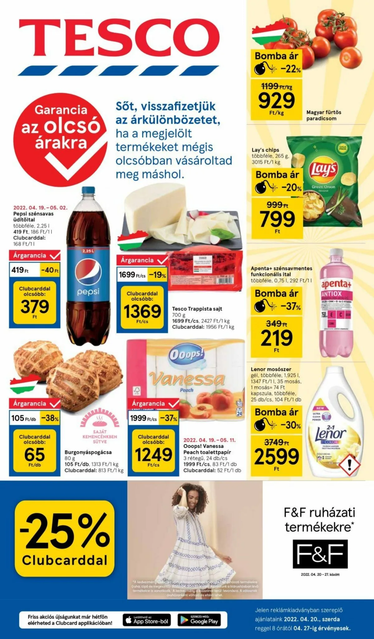 Tesco akciós újság 04.21–04.27