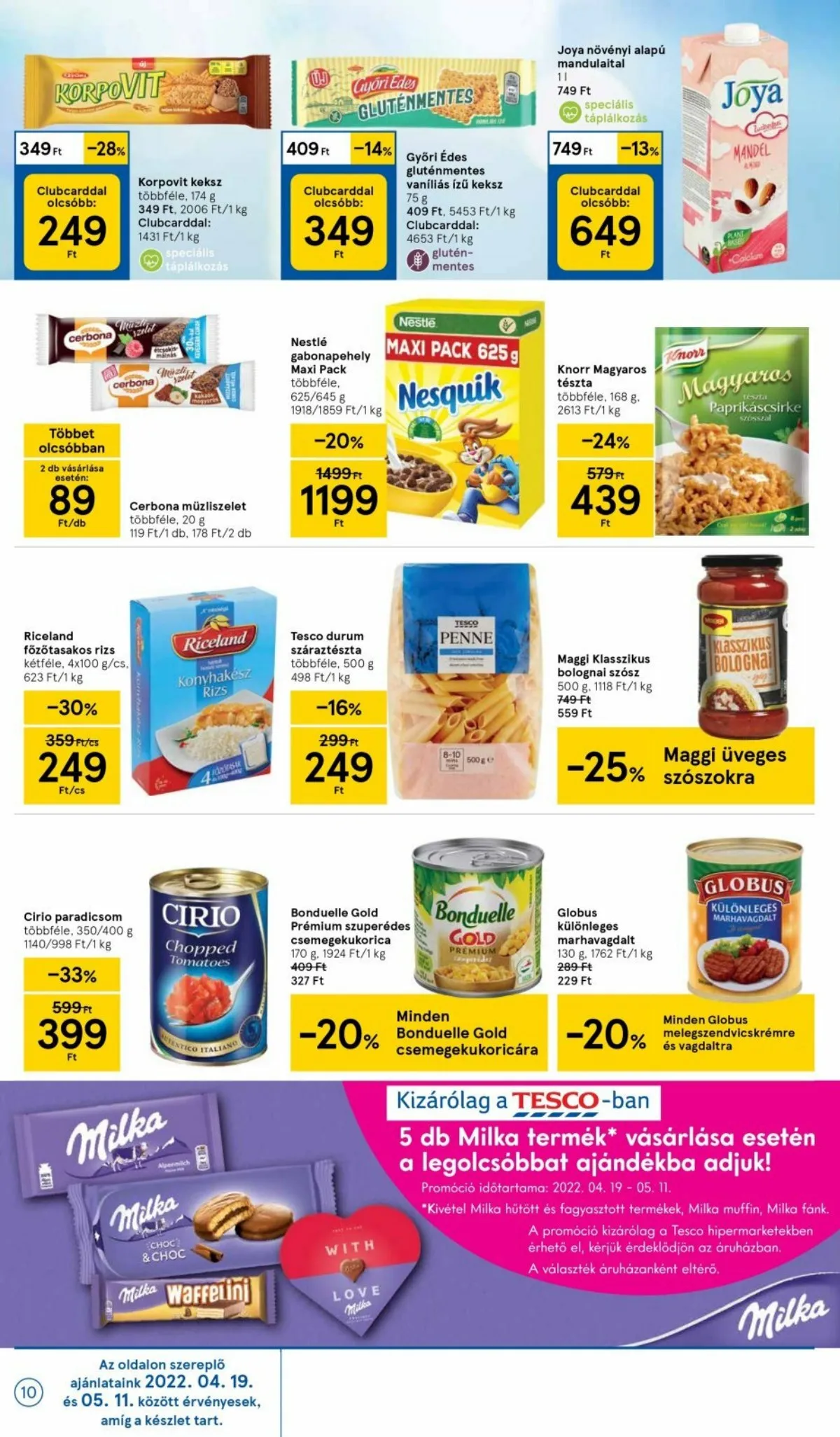 Tesco akciós újság 04.21–04.27 – 10. oldal