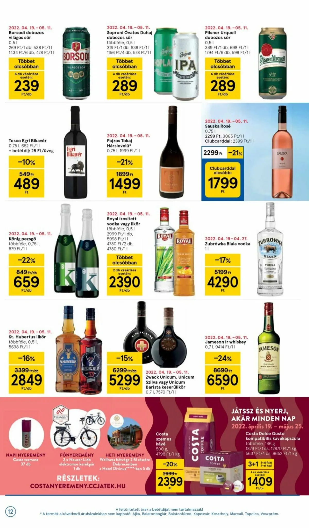 Tesco akciós újság 04.21–04.27 – 12. oldal