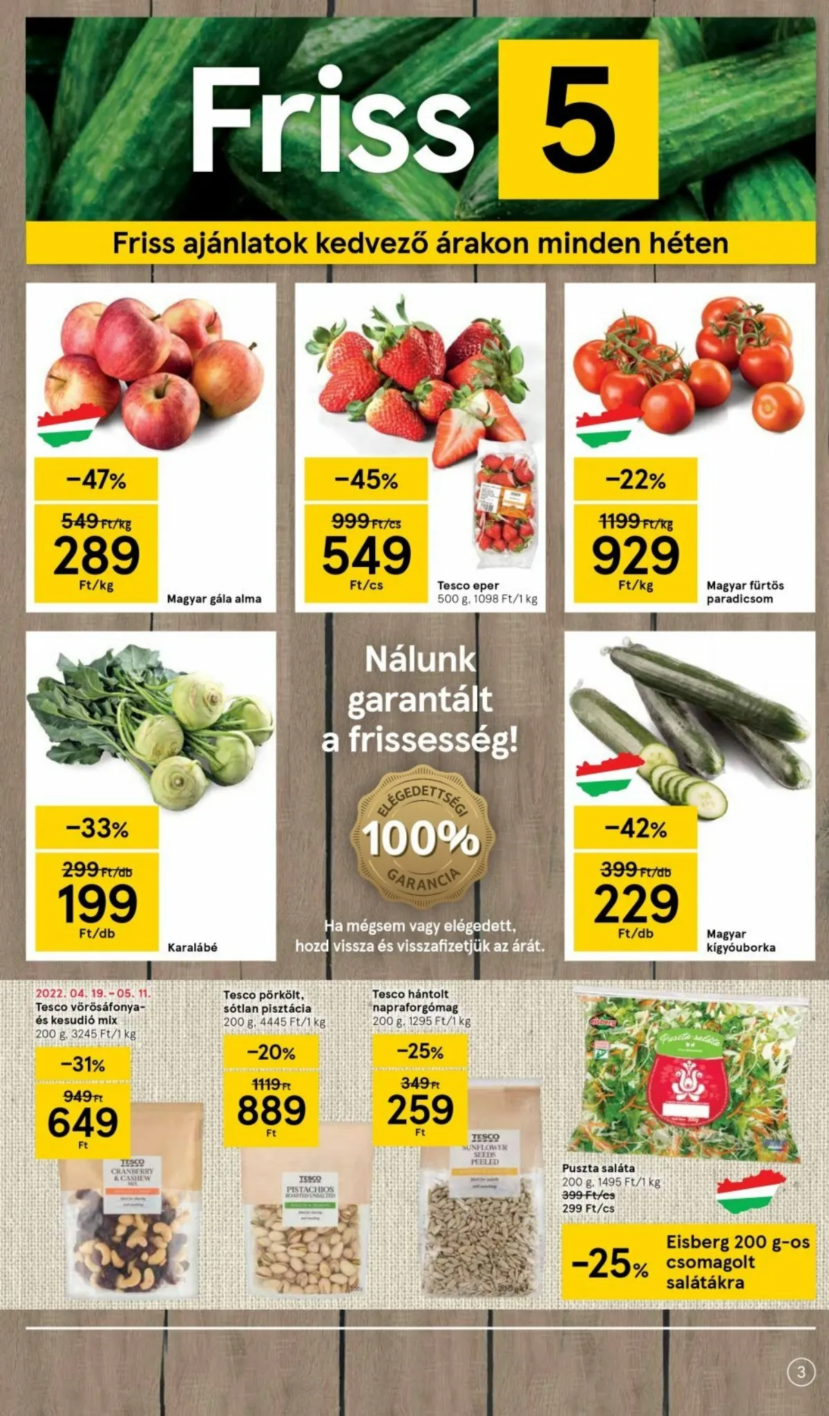 Tesco akciós újság 04.21–04.27 – 3. oldal