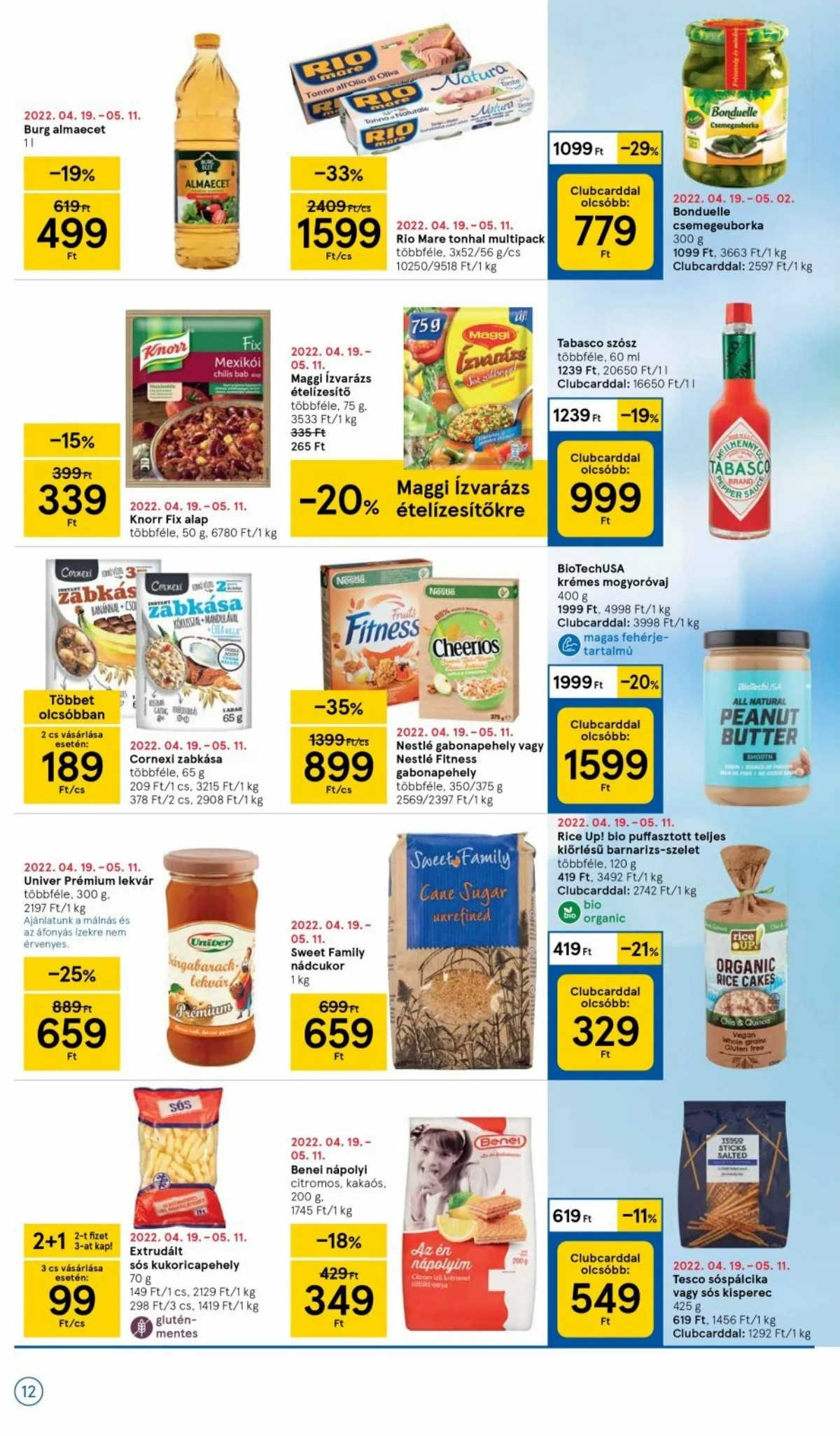 Tesco akciós újság 04.28–05.04 – 12. oldal