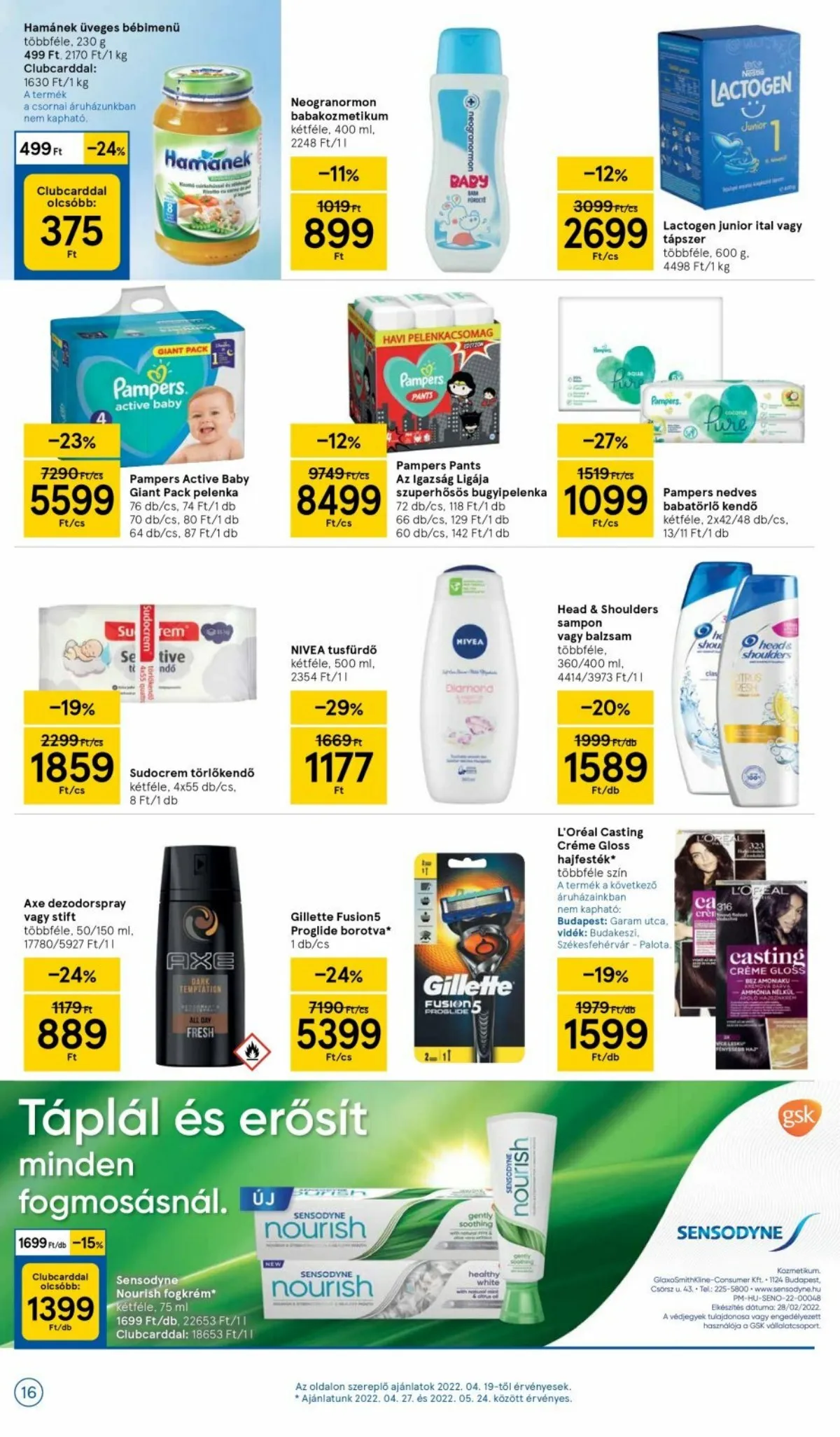 Tesco akciós újság 04.28–05.04 – 16. oldal