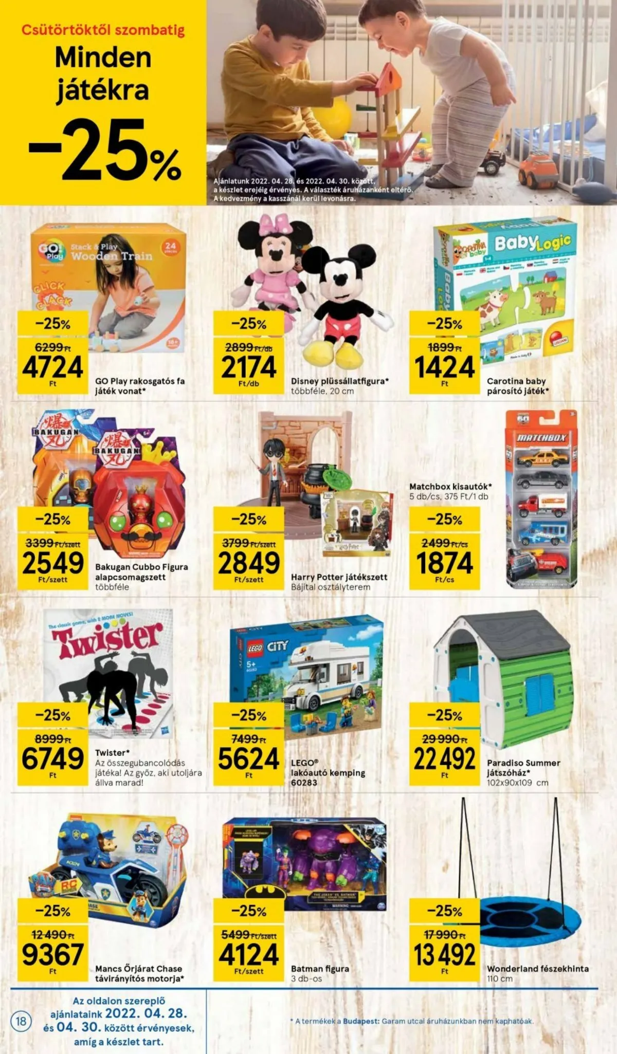 Tesco akciós újság 04.28–05.04 – 18. oldal