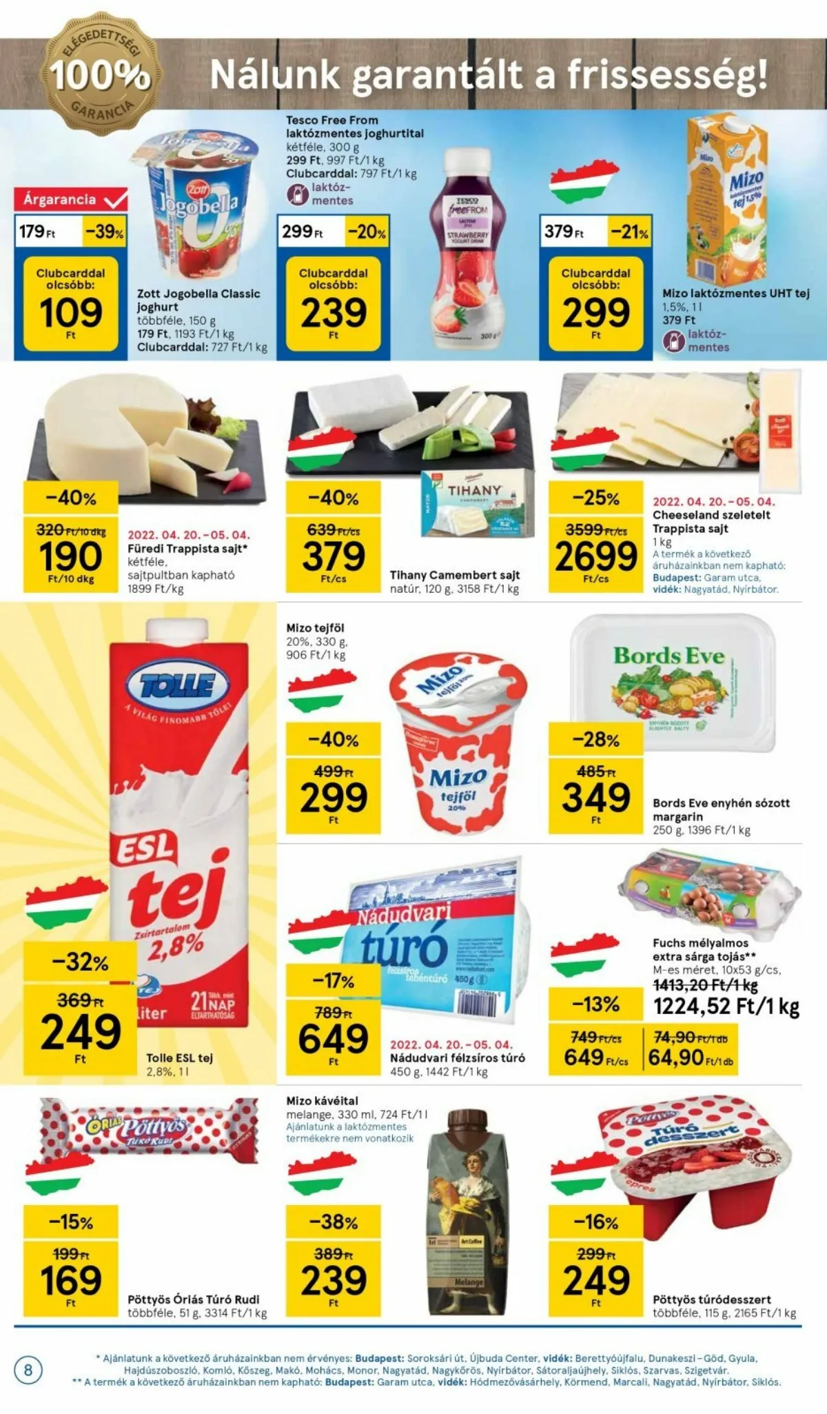 Tesco akciós újság 04.28–05.04 – 8. oldal